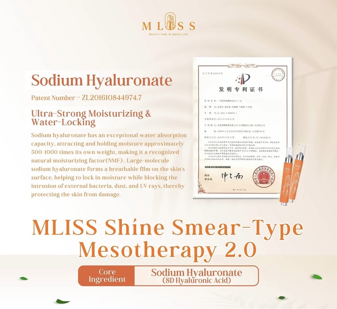 Hyaluronic Acid Patent Cert