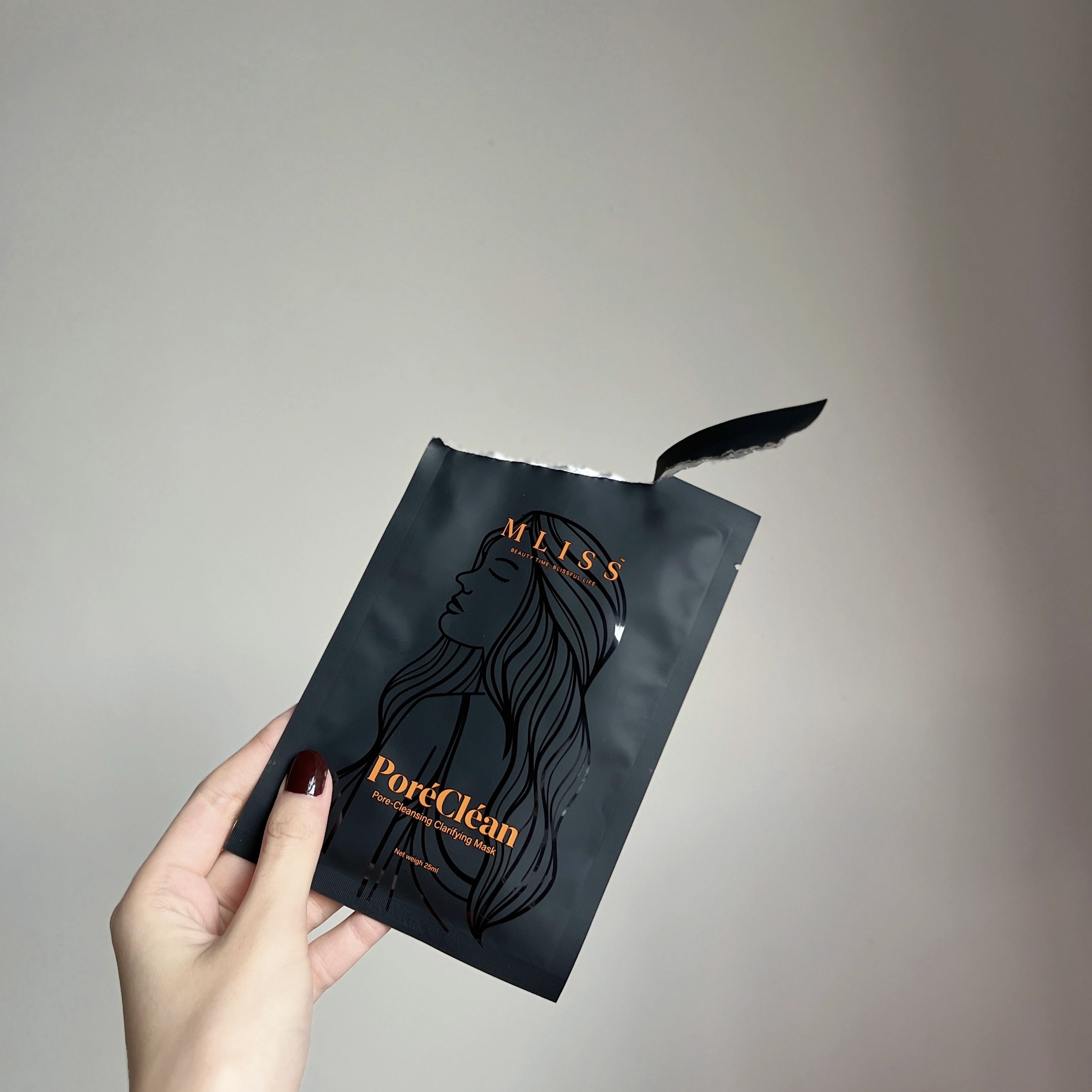 Unboxing MLISS Pore-Cleansing Clarifying Mask