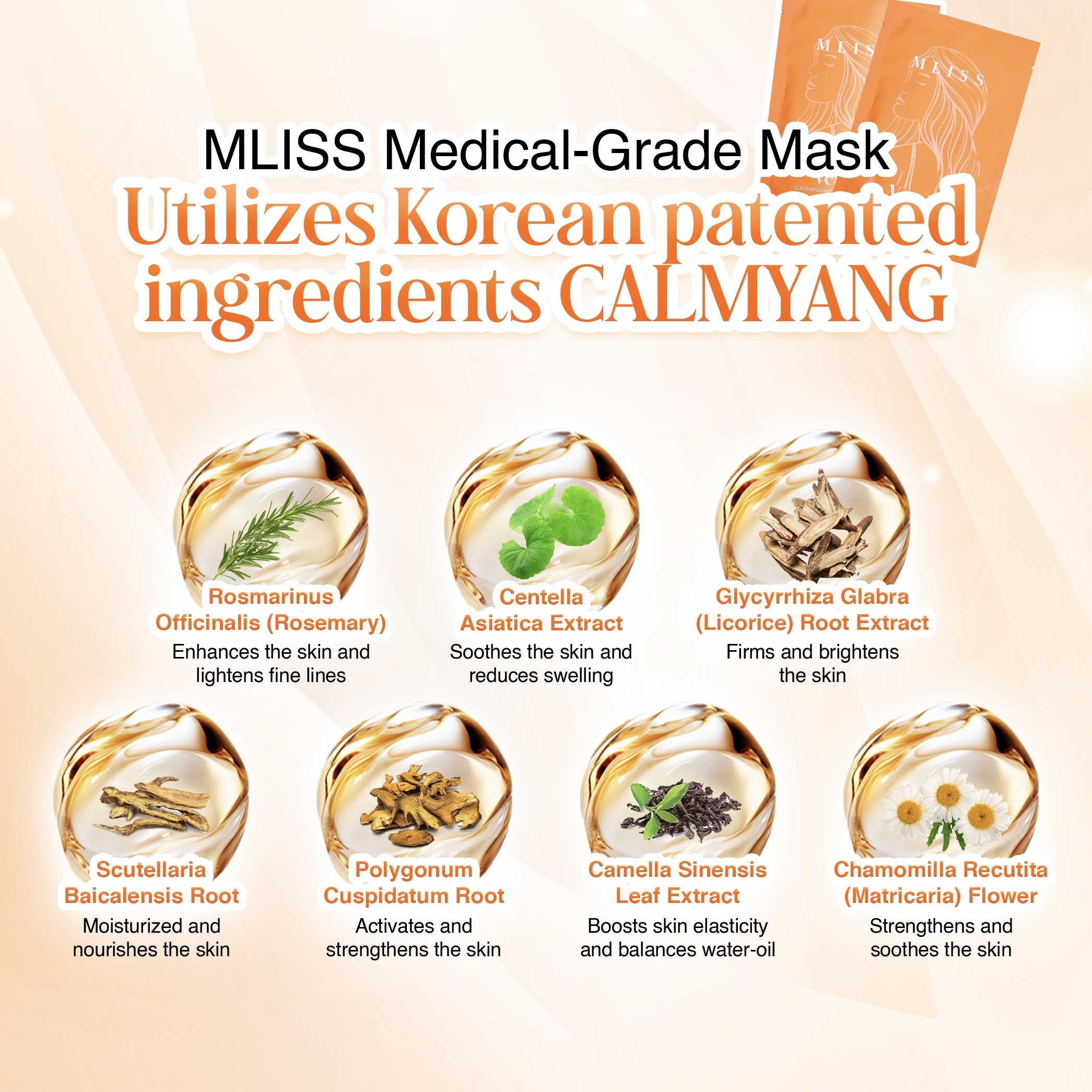 Bahan Paten Korea CALMYANG Untuk Pemulihan Kulit Sensatif