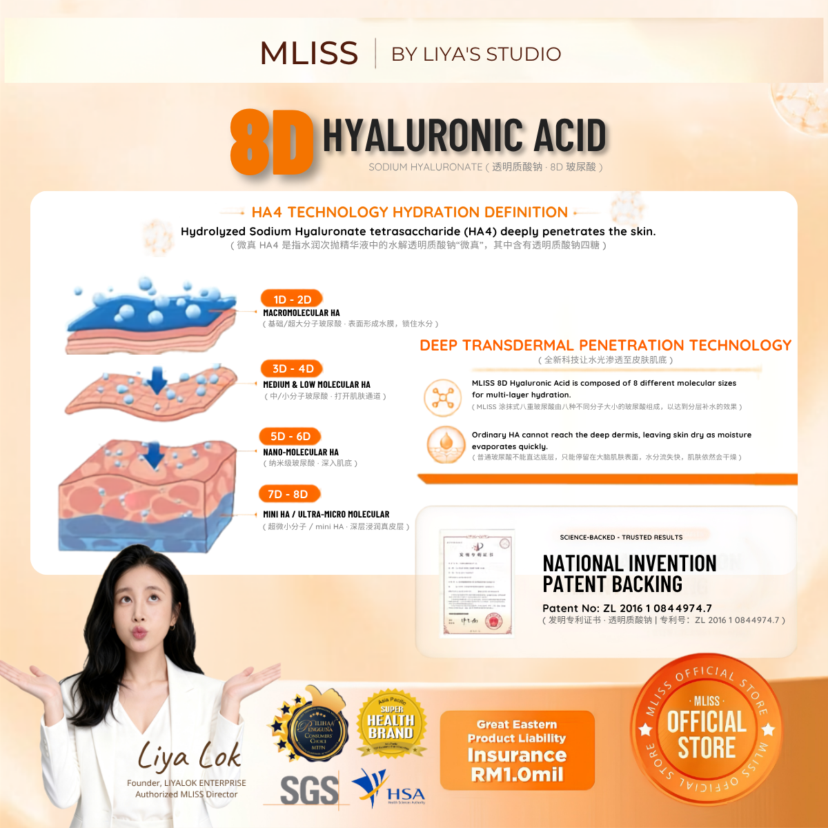 8D Hyaluronic Acid Lembap