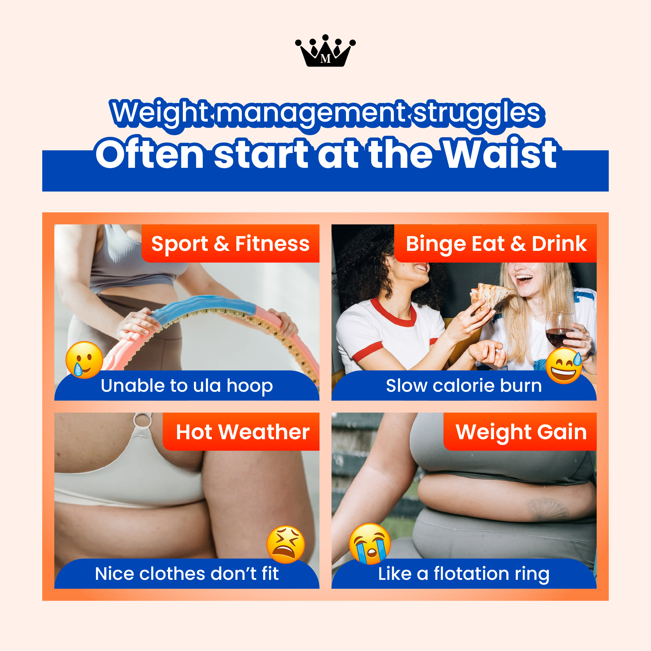 Masalah Pengurusan Berat Badan - Lemak Pinggang, Makan Berlebihan & Metabolisme Lambat