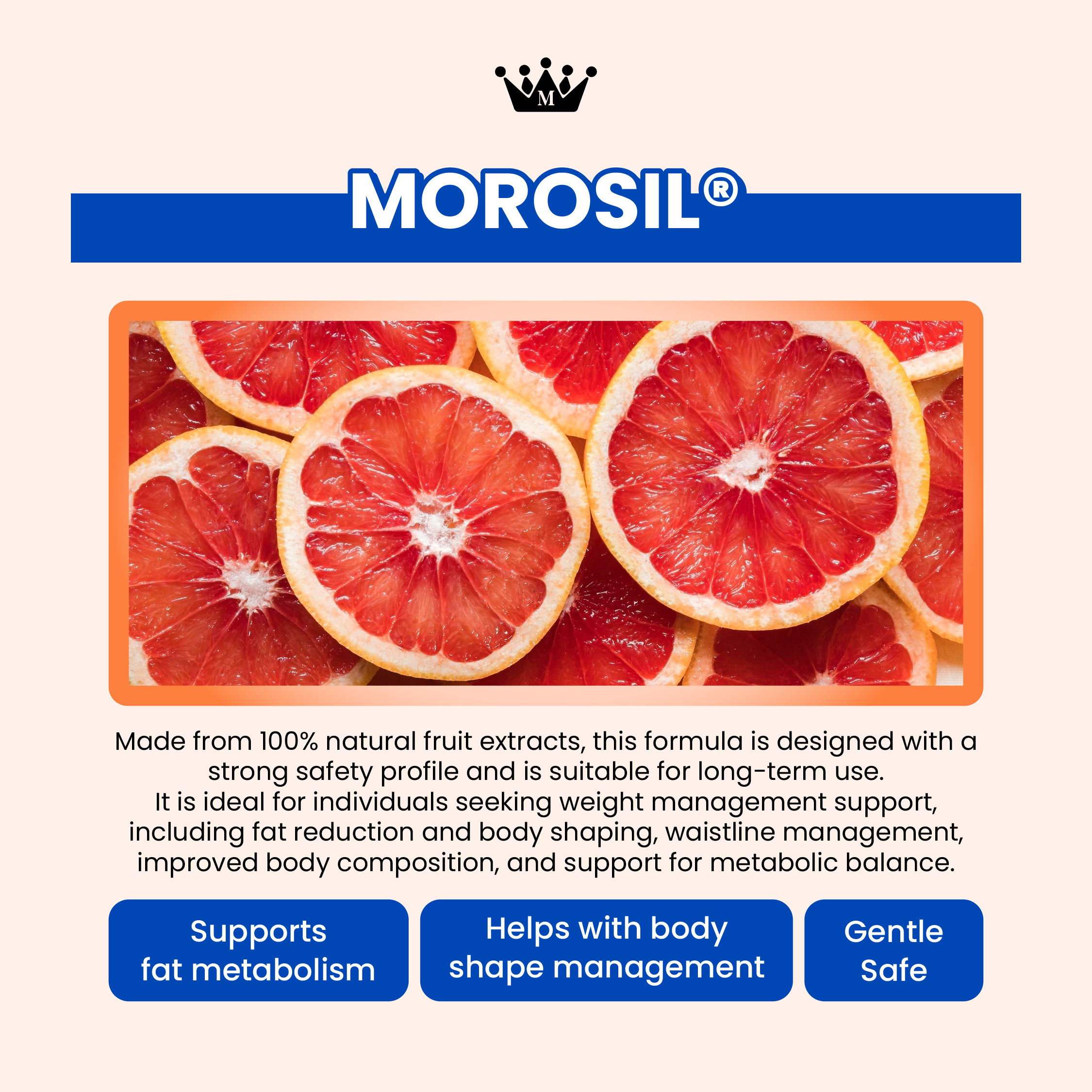Ekstrak Morosil Blood Orange untuk Metabolisme Lemak & Pengurusan Berat Badan