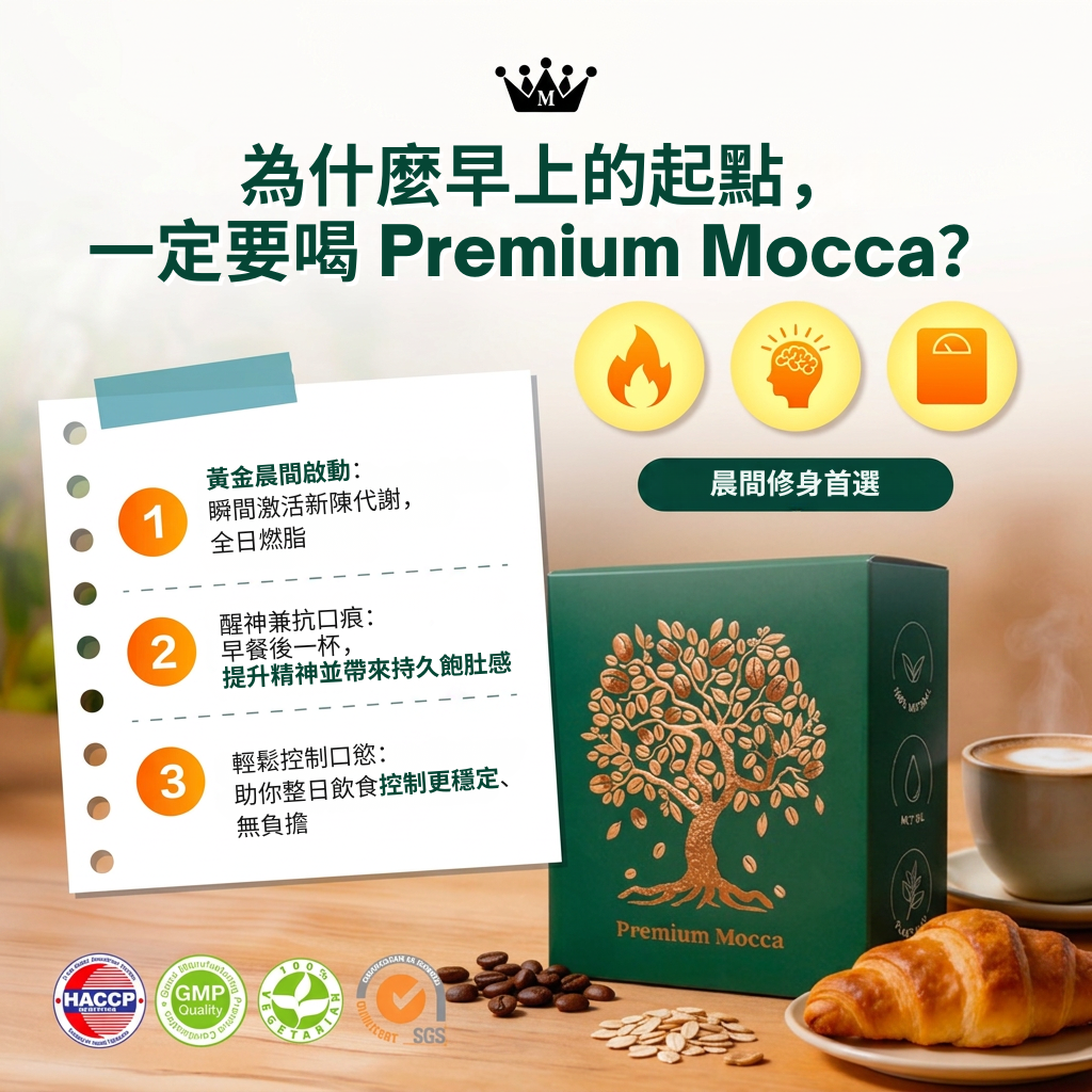 為什麼早上飲 Premium Mocca 咖啡更適合？