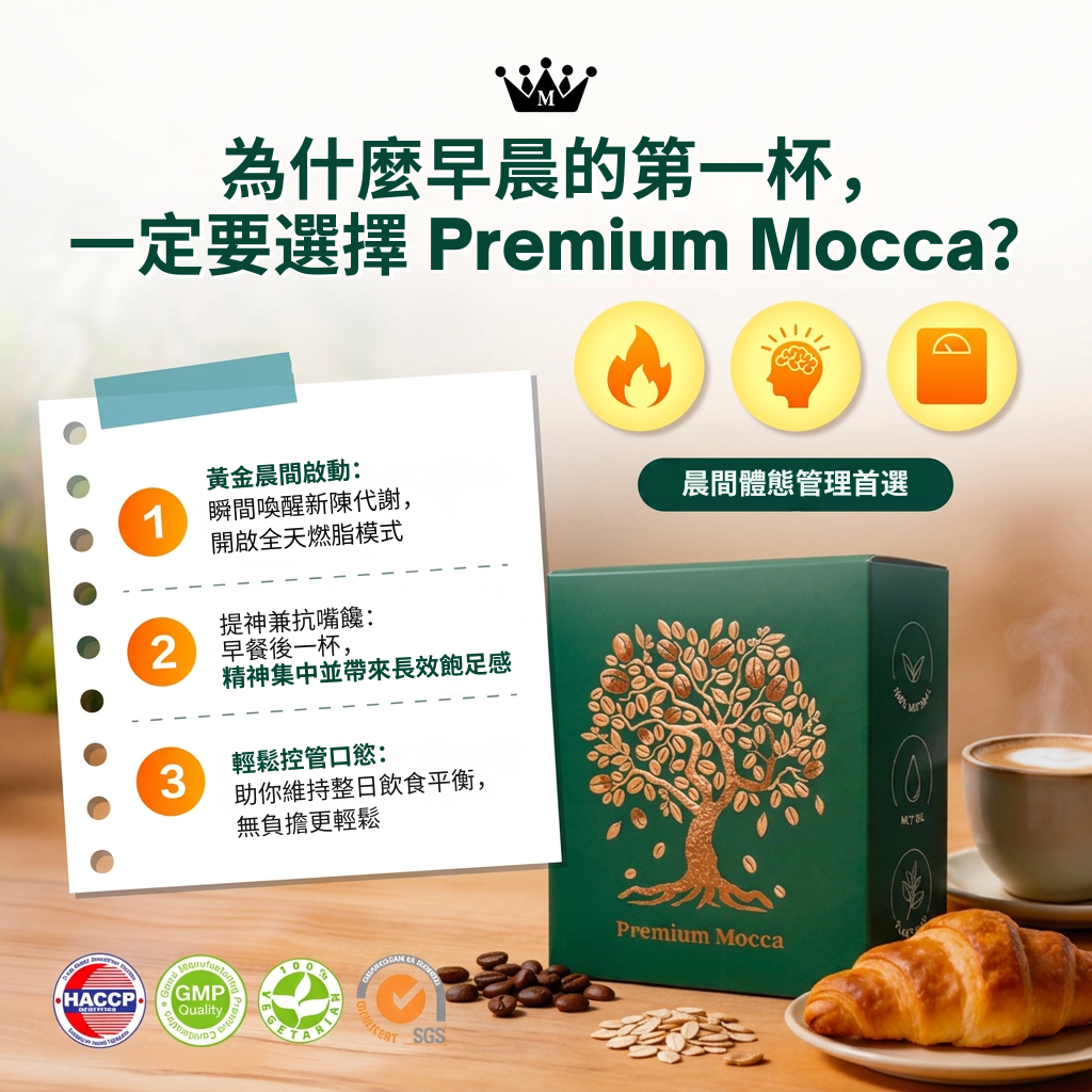 為什麼早上喝 Premium Mocca 咖啡更適合？