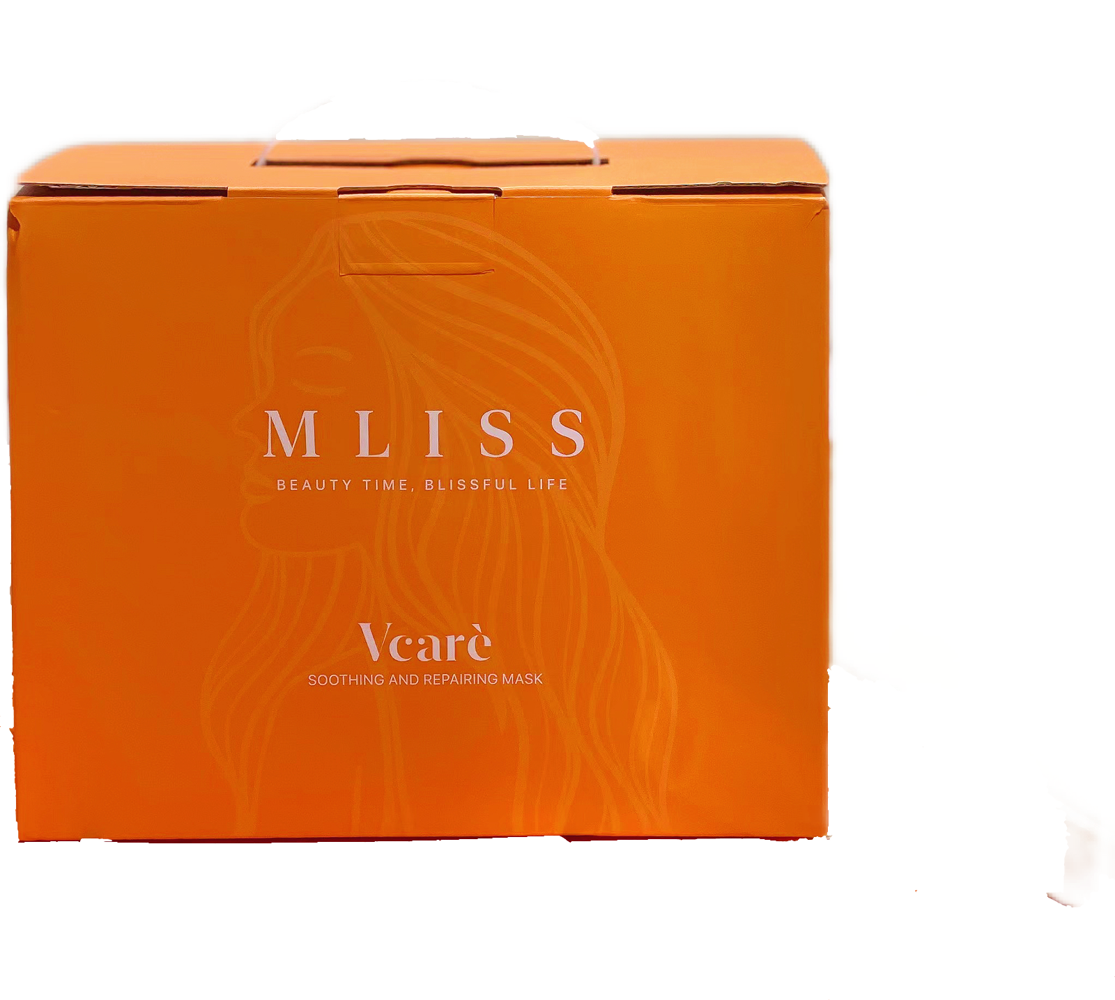 MLISS Vcare 醫美級修護面膜外盒包裝 - 清晰成分標示與品質保障