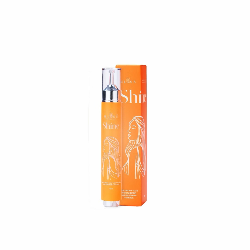 Single bottle shot of MLISS Shine 2.0 Hyaluronic Acid Essence 15ml needle-free skin booster