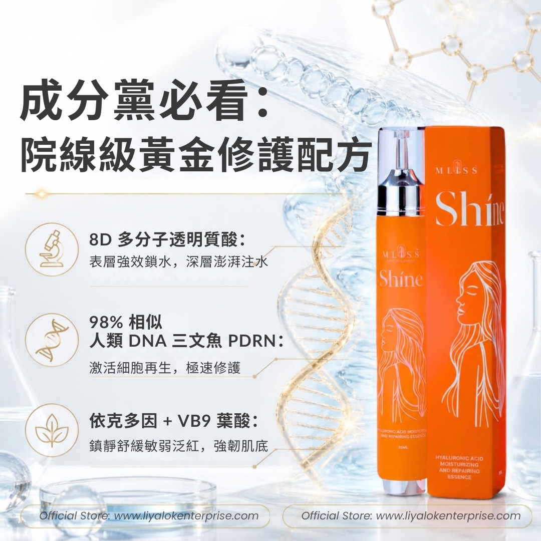 MLISS 8D 多分子透明質酸與三文魚 PDRN 核心修護科研解析