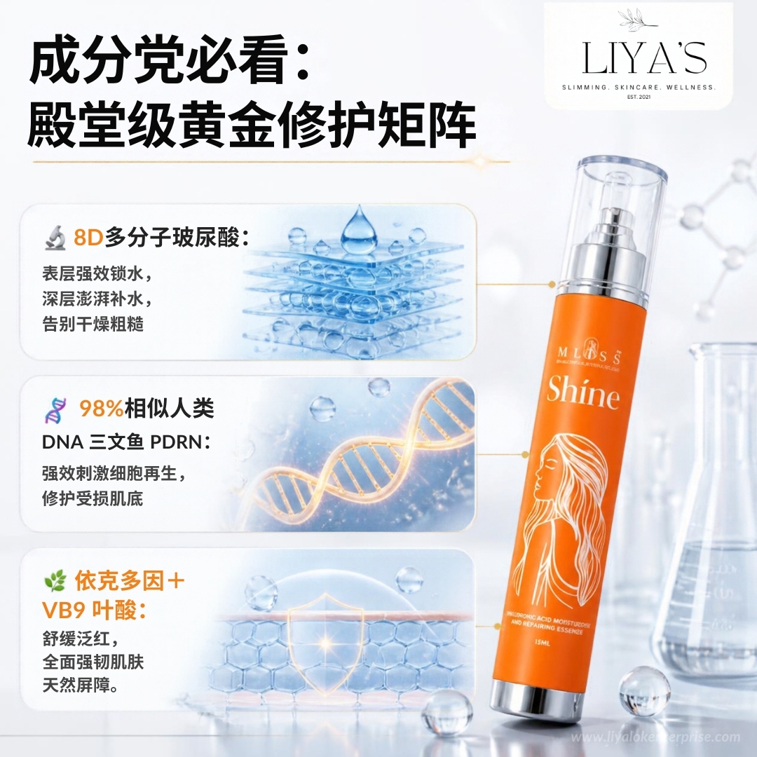 MLISS 8D 多分子玻尿酸与三文鱼 PDRN 核心修护科研解析