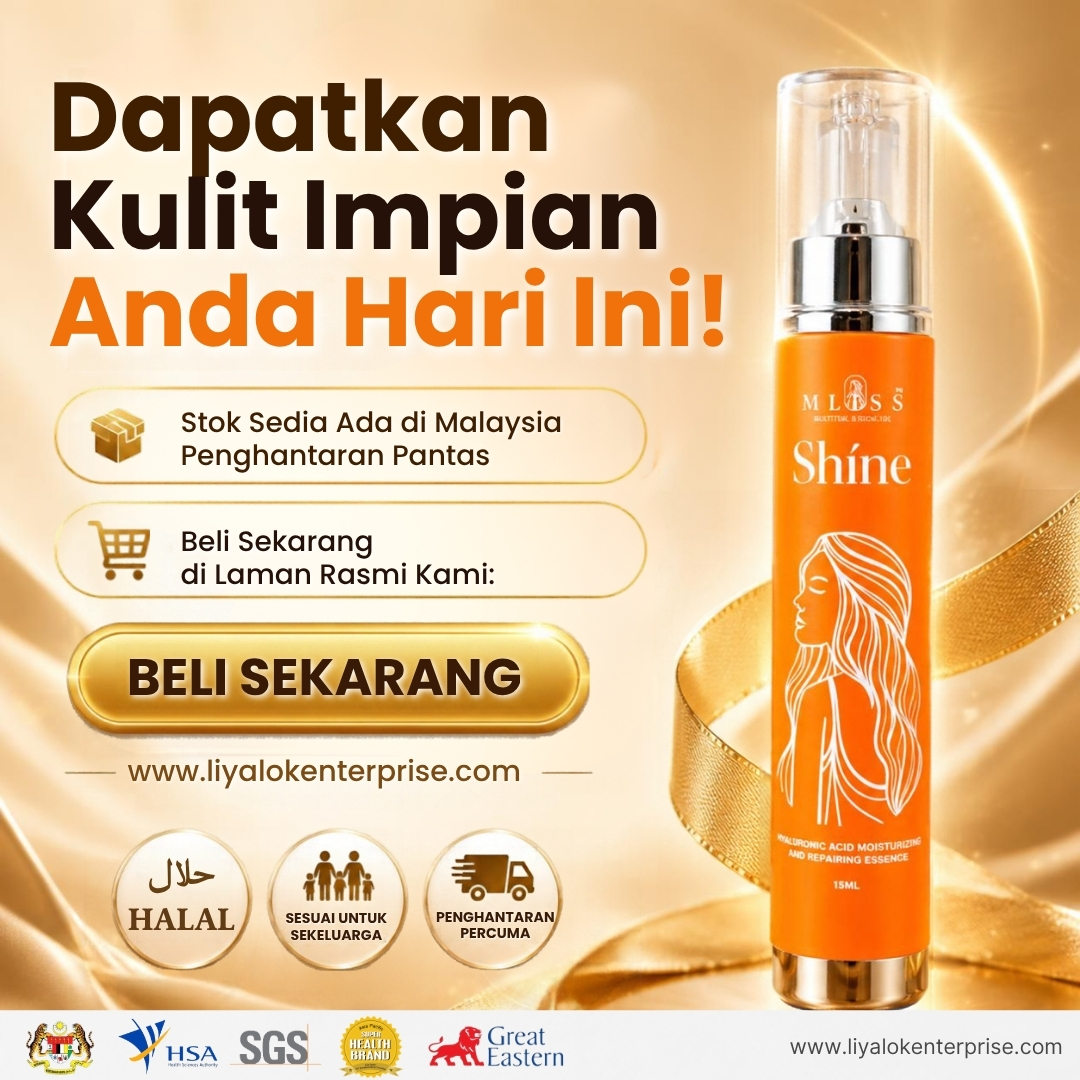 Buy Authentic MLISS Shíne Essence Ready Stock Malaysia at liyalokenterprise Official Website