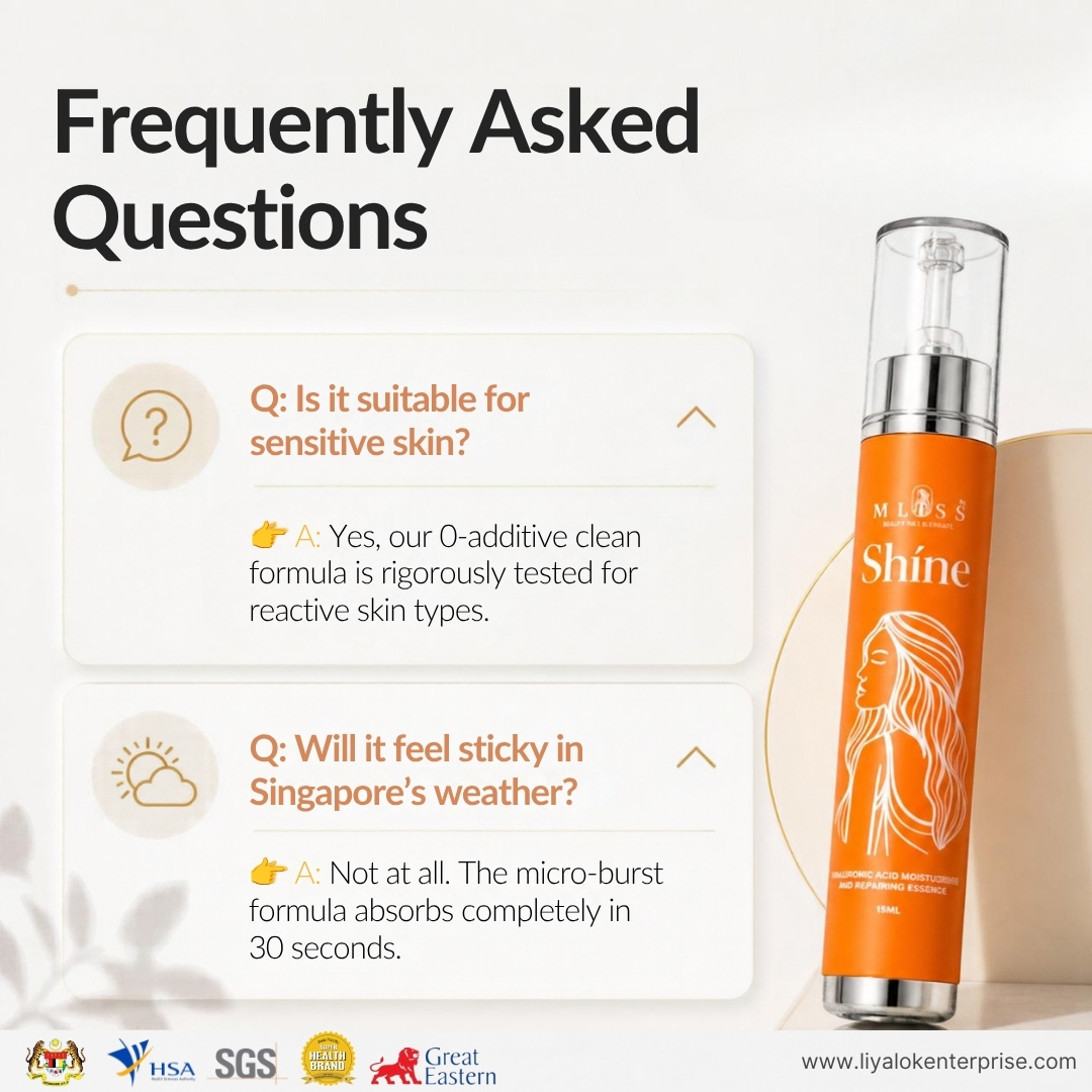 MLISS Shíne Essence Frequently Asked Questions and Answers FAQ