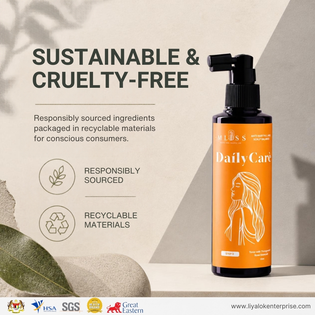mliss tonic eco friendly sustainable packaging