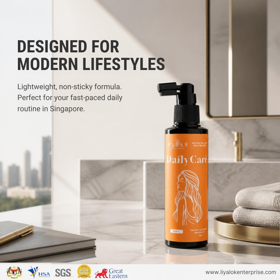 mliss scalp tonic modern lifestyle product scene