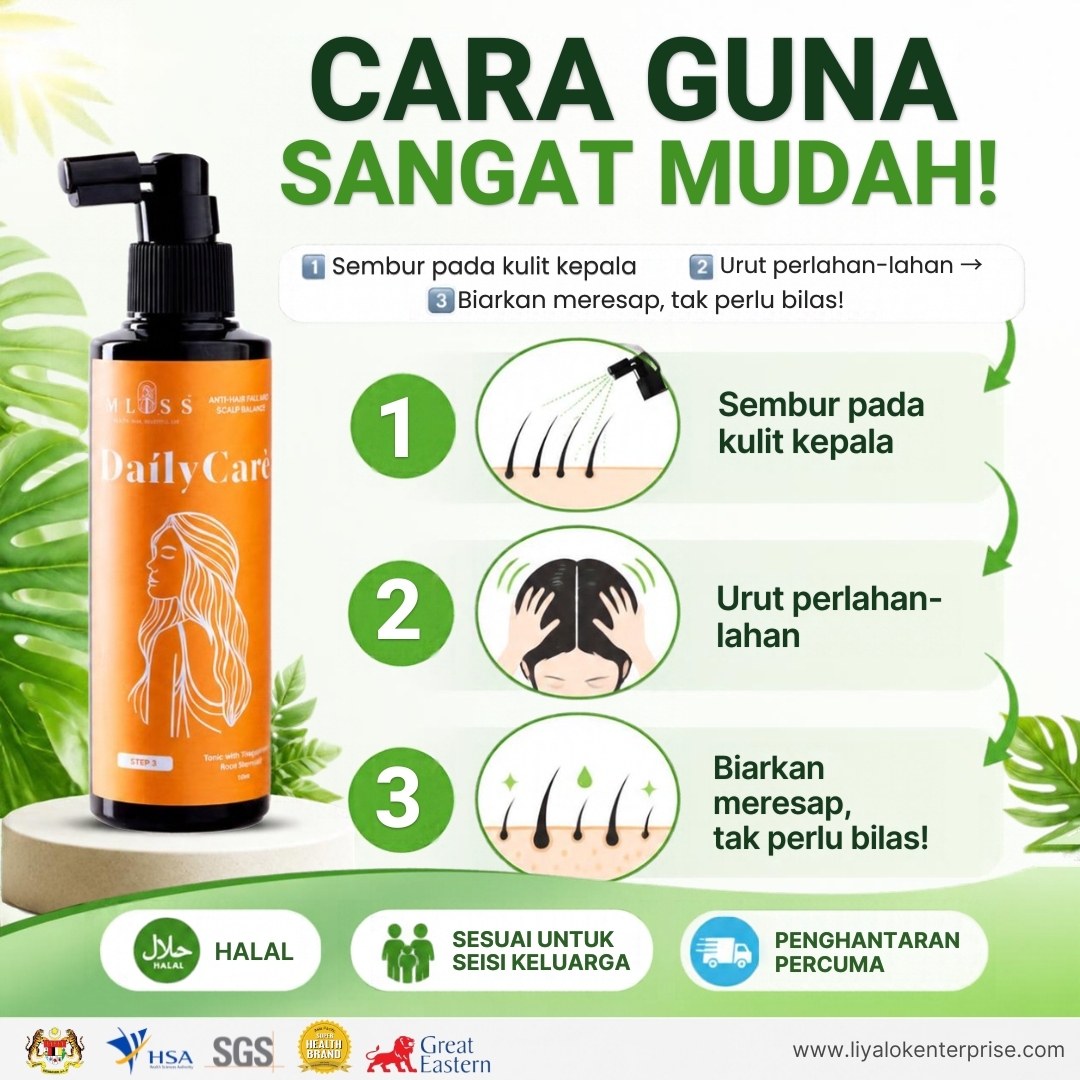 mliss tonic cara guna mudah