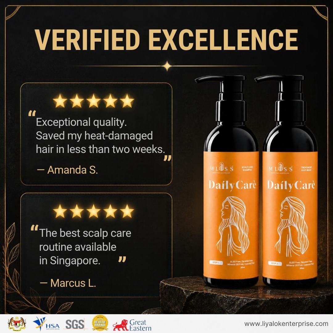MLISS verified 5-star customer reviews and ratings for damaged hair repair