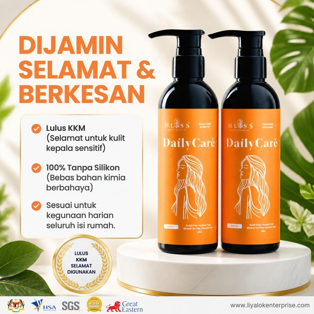 Produk rawatan rambut MLISS lulus KKM dan dijamin selamat