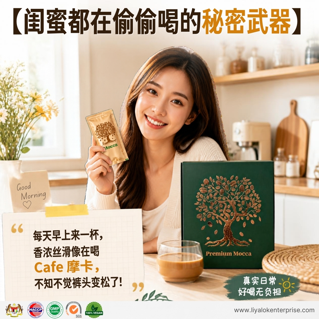 小红书爆款 Premium Mocca 瘦身咖啡 - 像 Cafe 摩卡一样香浓顺滑的早八人下午茶