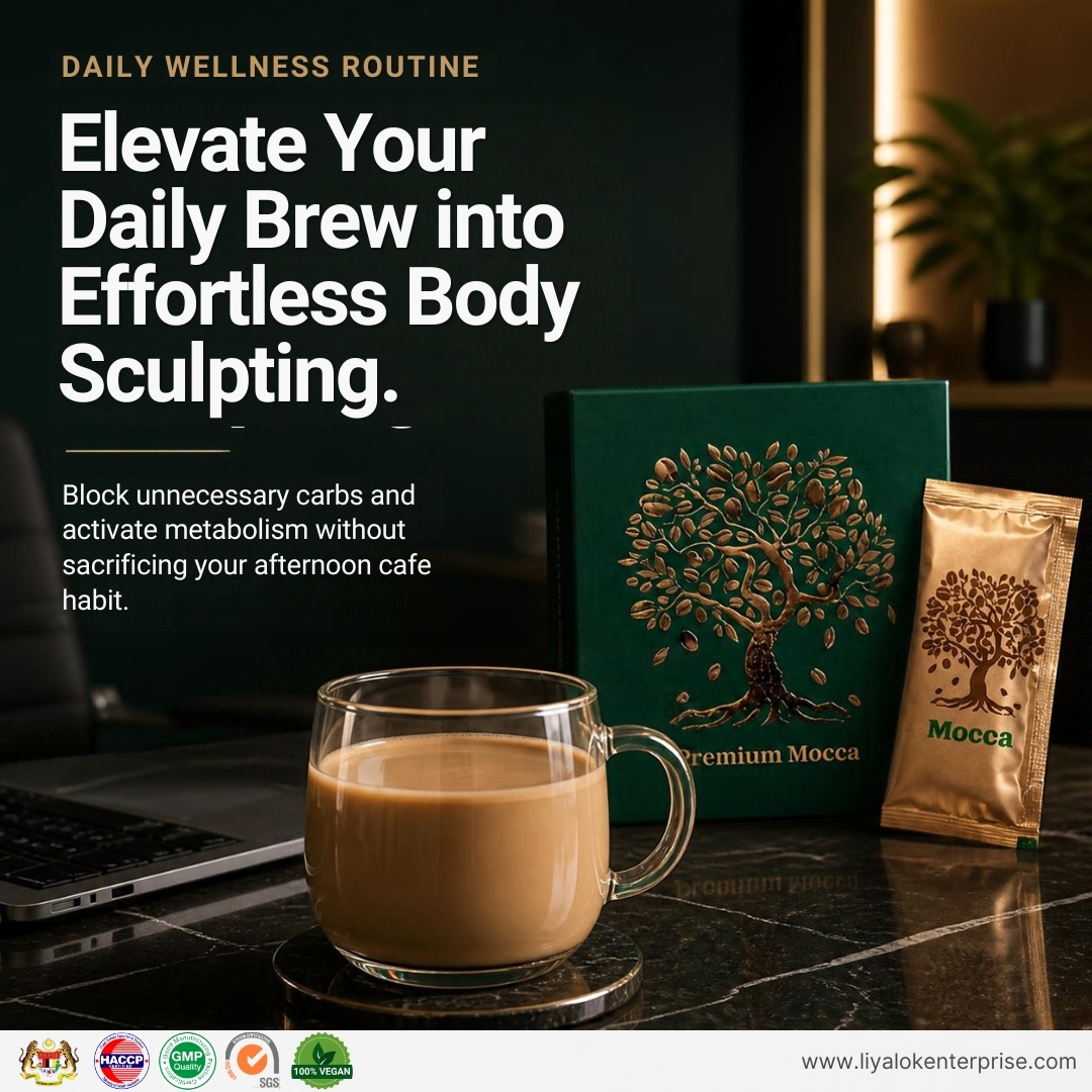 Daily Wellness Premium Mocca Coffee - Effortless Body Sculpting and Fat Burner