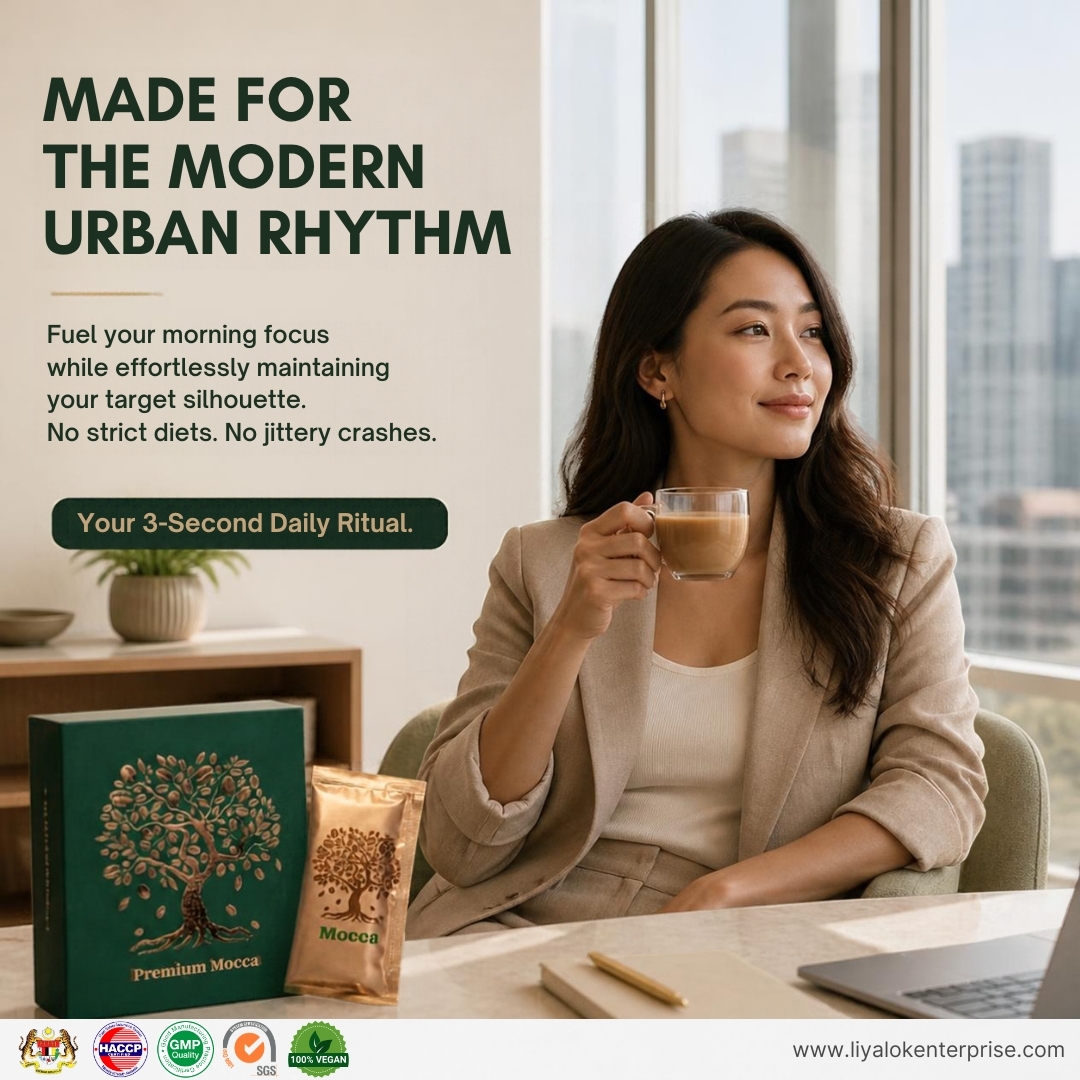 Modern Urban Lifestyle - Premium Mocca Coffee Daily Sculpting Ritual