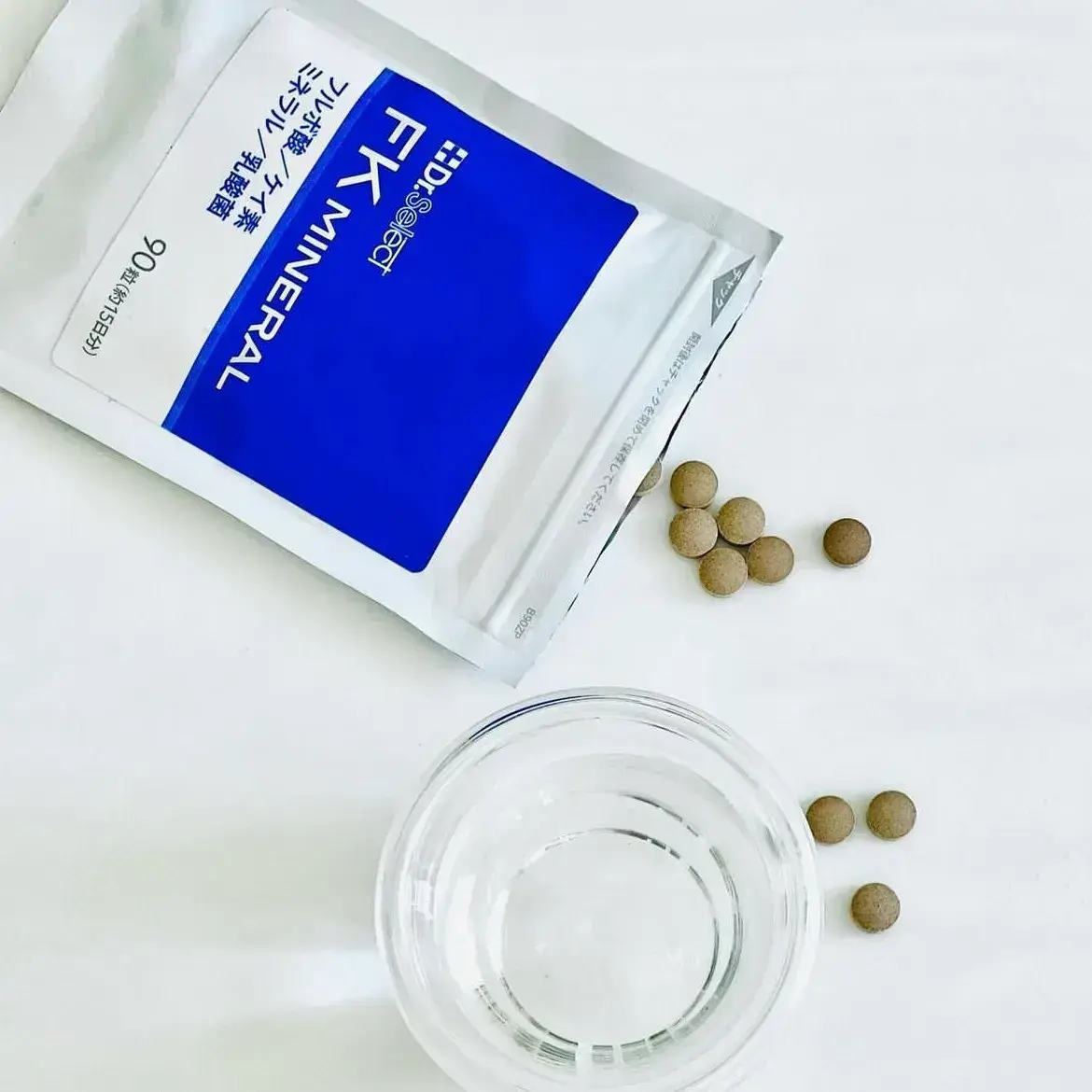 Dr.Select FK Mineral Tablets | Silica-Rich Mineral for Skin, Hair & Bone Health