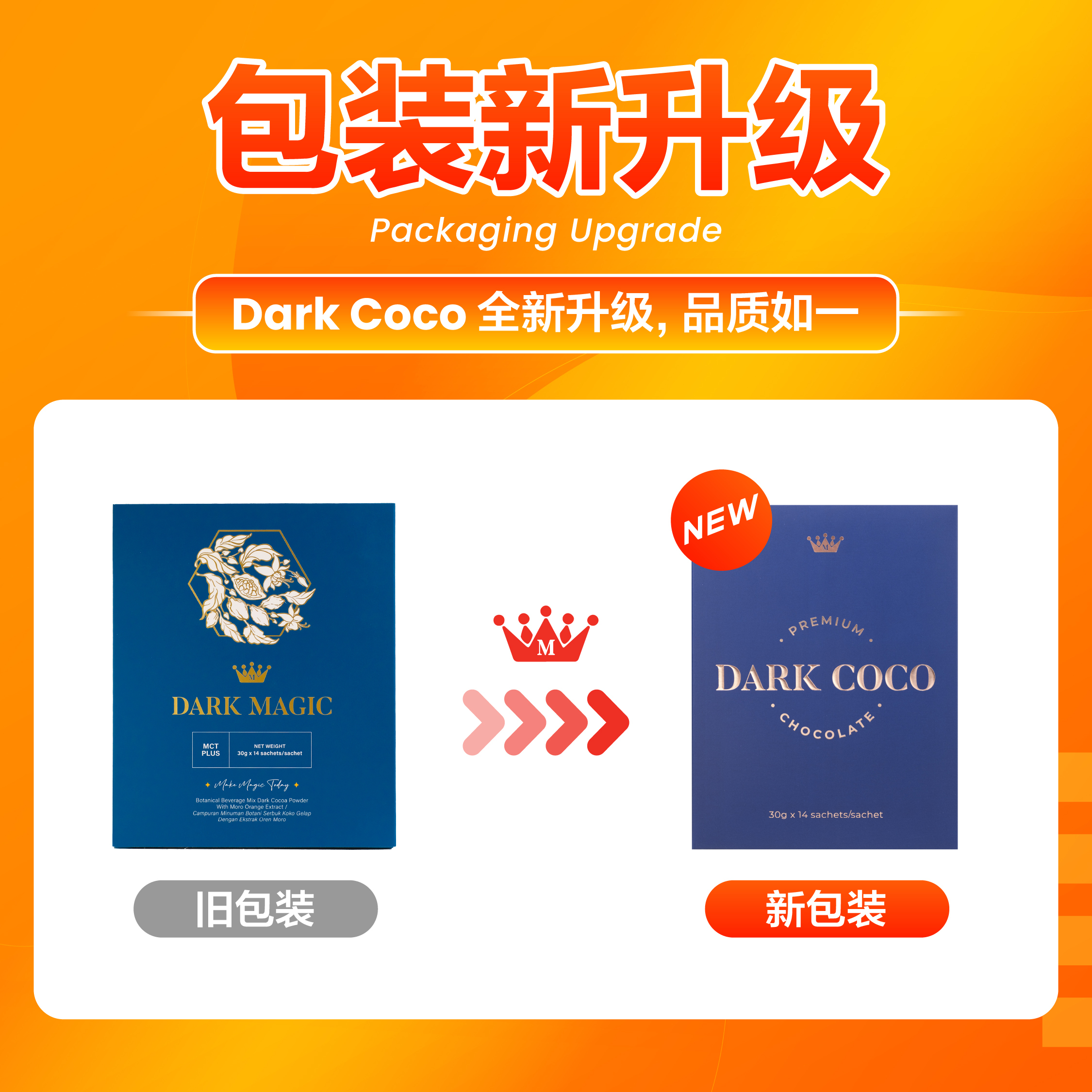 Dark Coco 包裝新升級公告