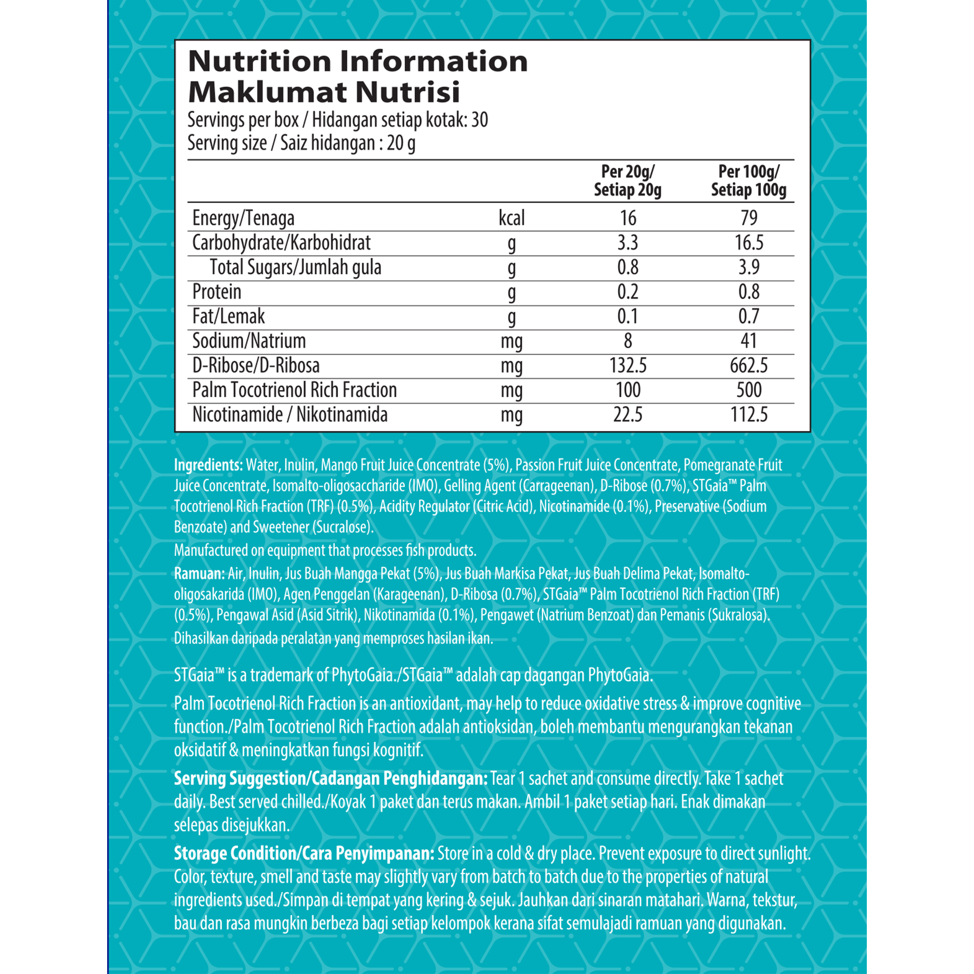 Magic NAD+ Nutrition Facts and Scientific Healthy Aging Formula