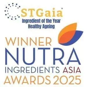Ramuan Anti-Penuaan STGaia Pemenang Anugerah NutraIngredients Asia 2025