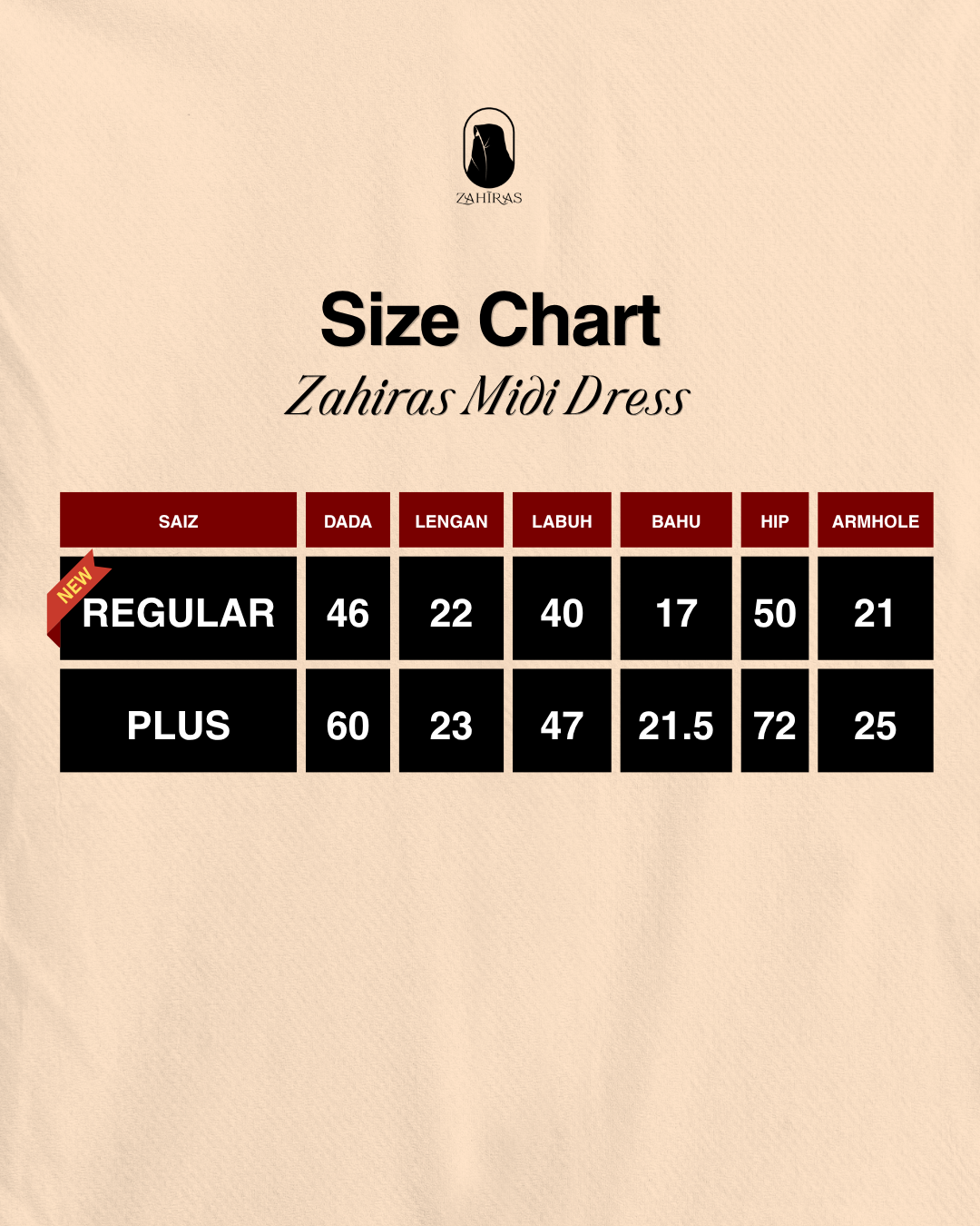 Size Chart Aug 2026