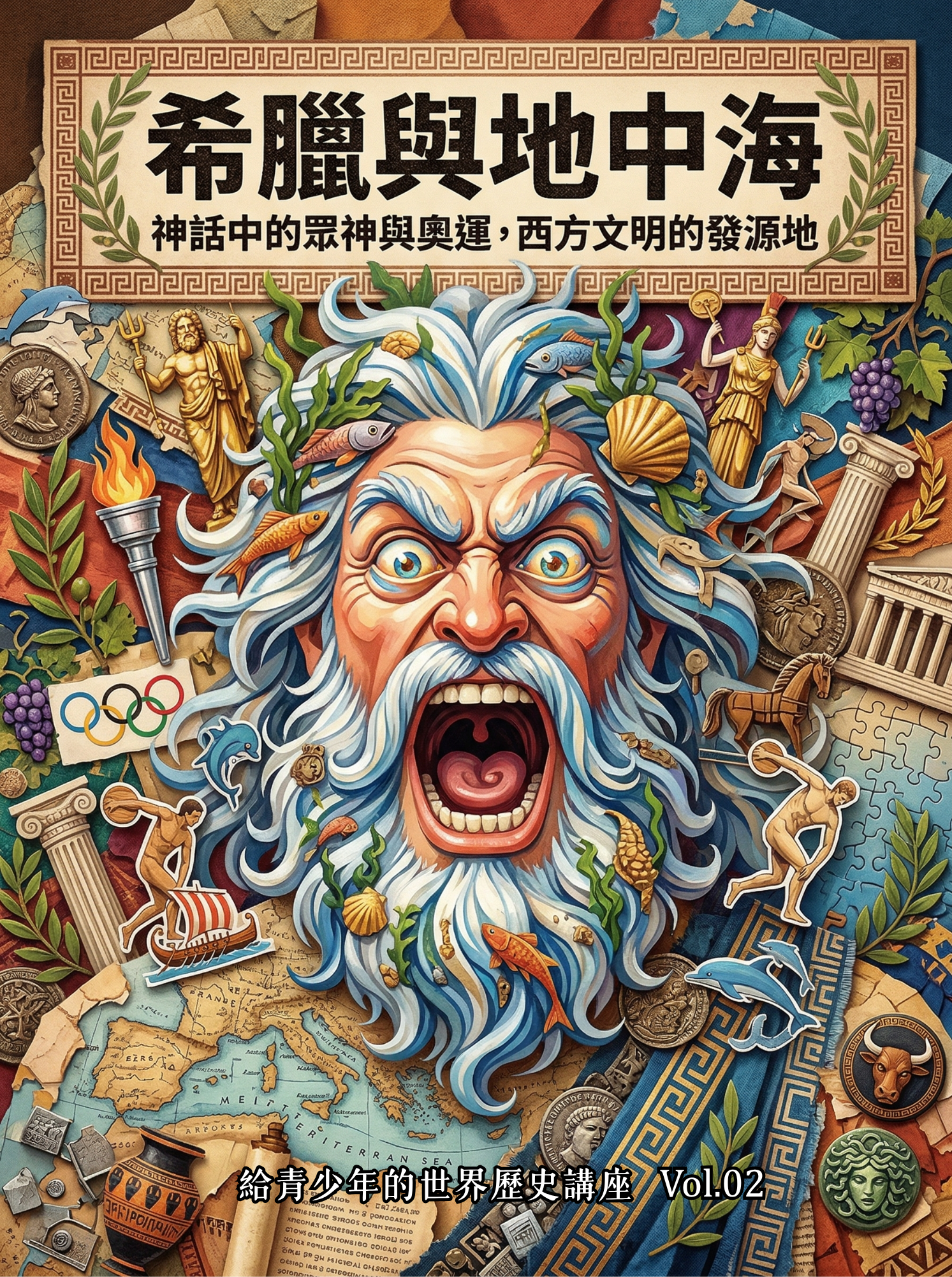 《希臘與地中海：神話中的眾神與奧運，西方文明的發源地》（給青少年的世界歷史講座Vol.2)