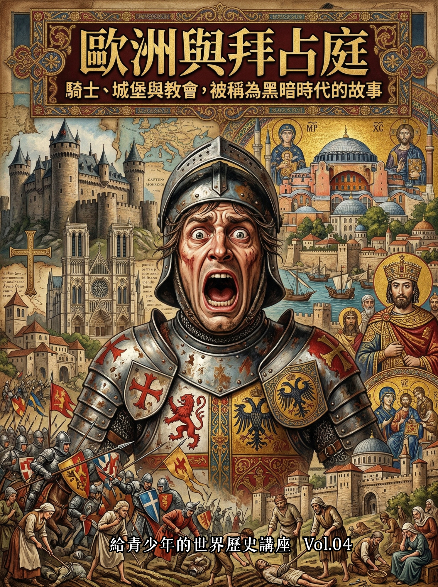 《歐洲與拜占庭：騎士、城堡與教會，被稱為黑暗時代的故事》（給青少年的世界歷史講座Vol.4)