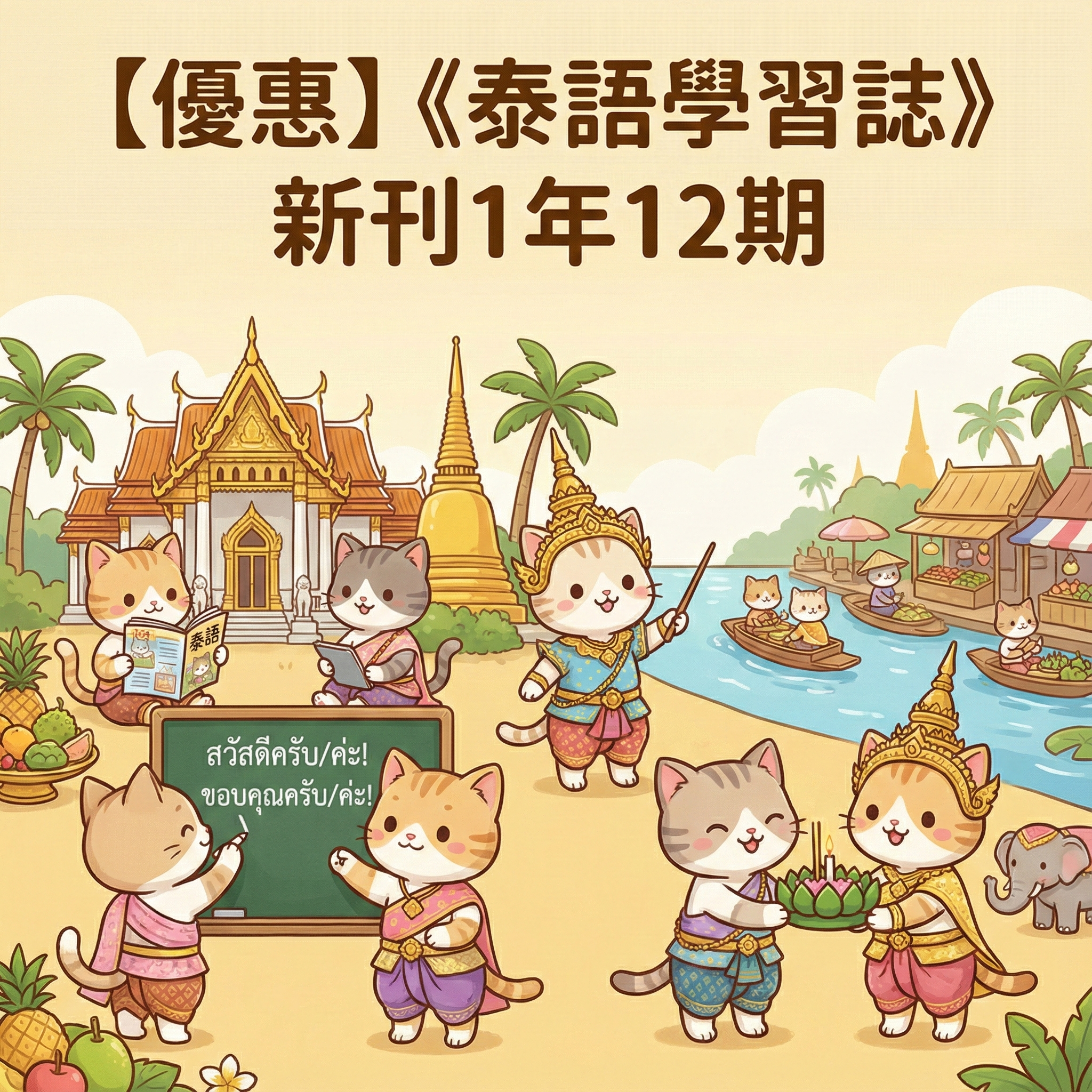 泰語學習誌新刊1年12期