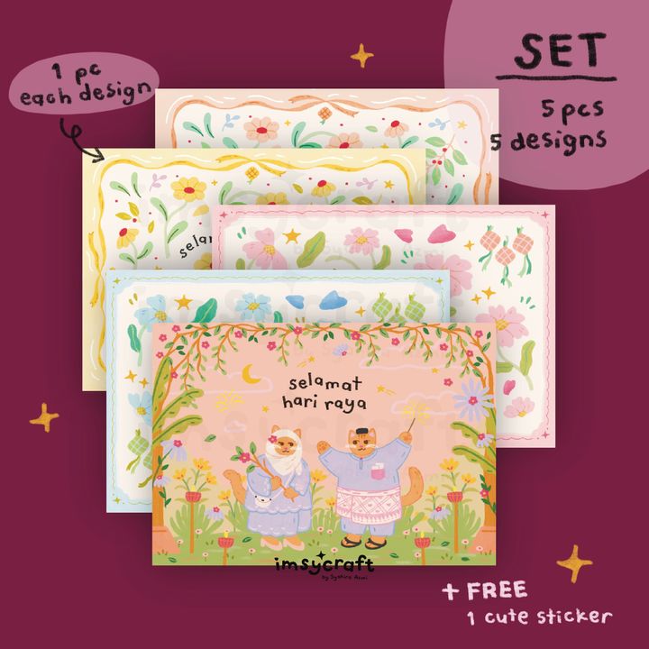 SET 5 pcs RM30