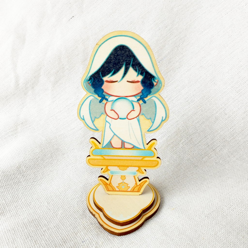 Venti-Statue-of-The-Seven-Wooden-Standee