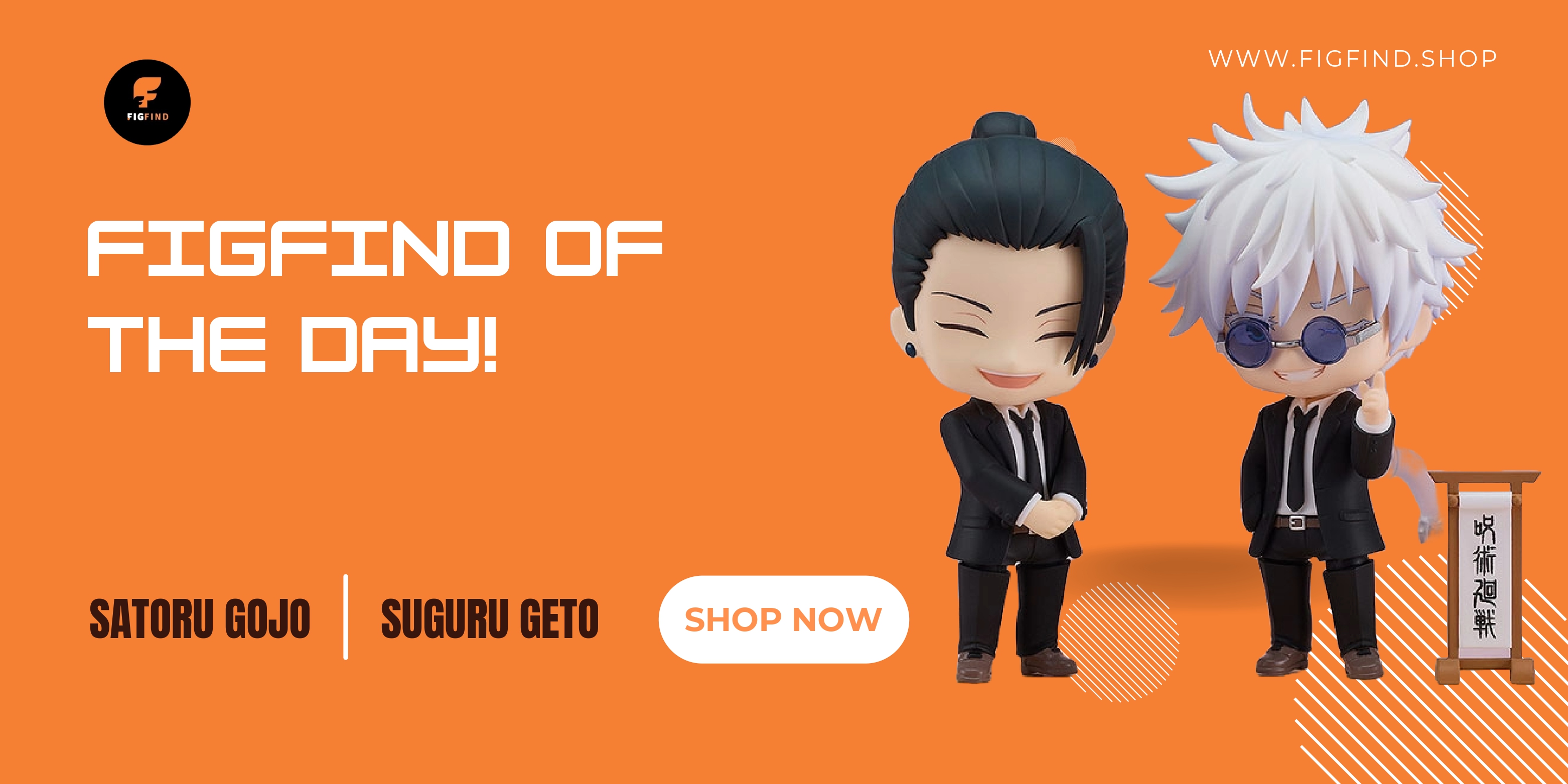 Nendoroid Satoru Gojo & Suguru Geto Suit Ver. | FigFind | Fastest Anime Figure Store in Malaysia