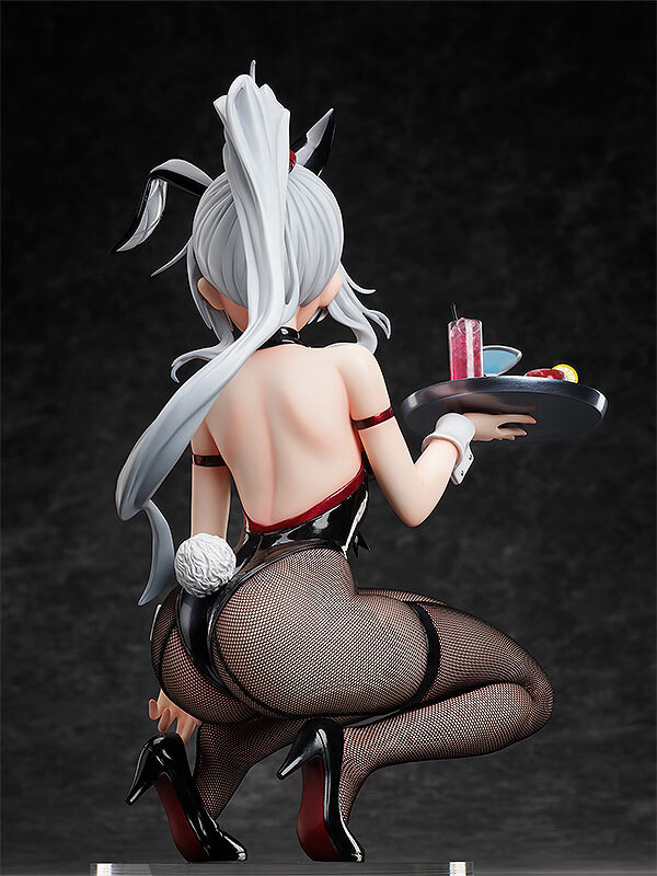 Back View of Black Bunny