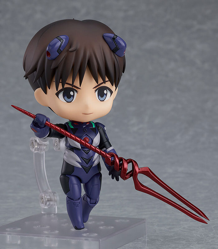 Shinji Ikari holding weapon