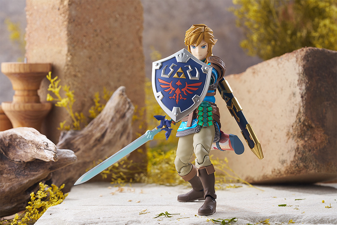 Link with sword and shield