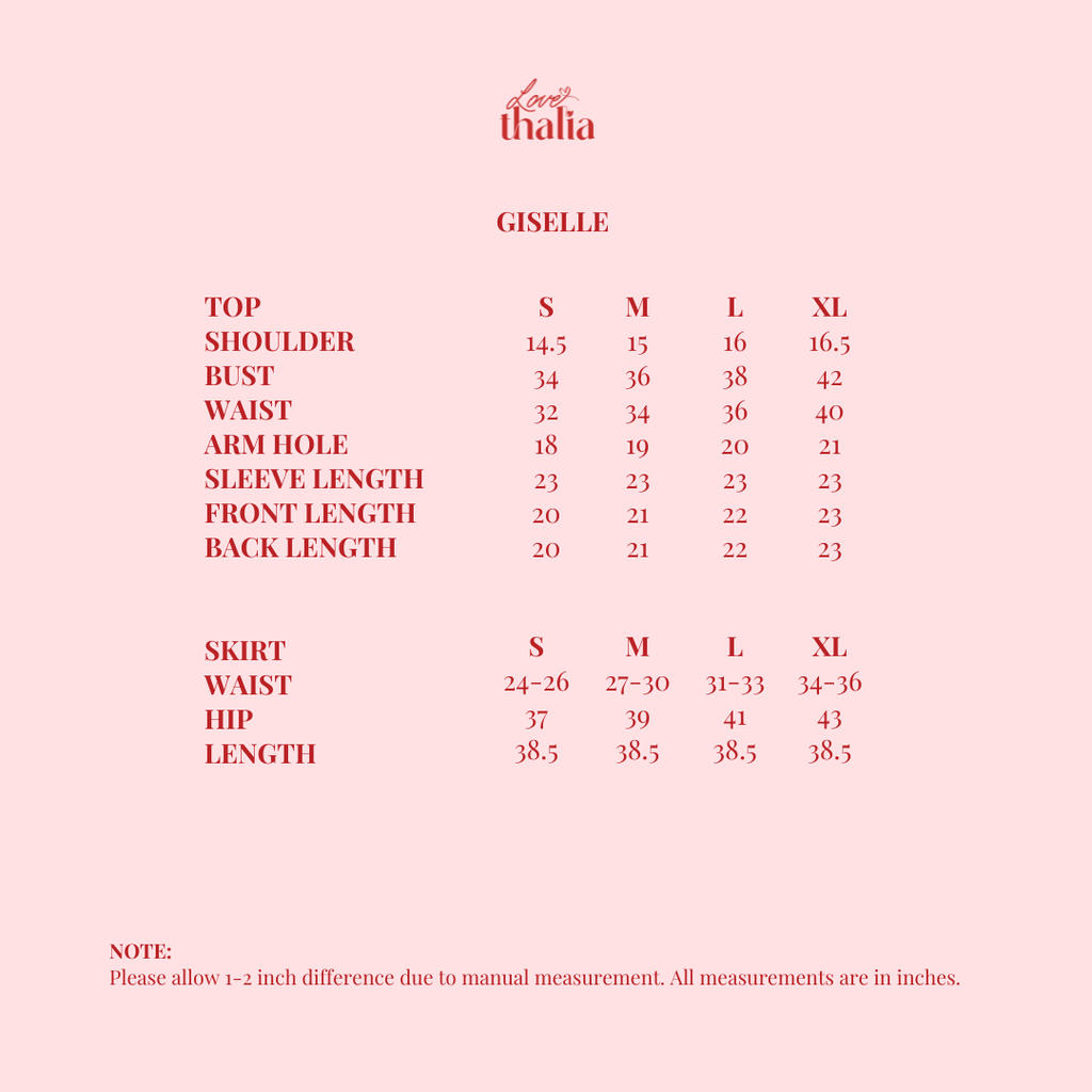 Linen set - pink & green-2