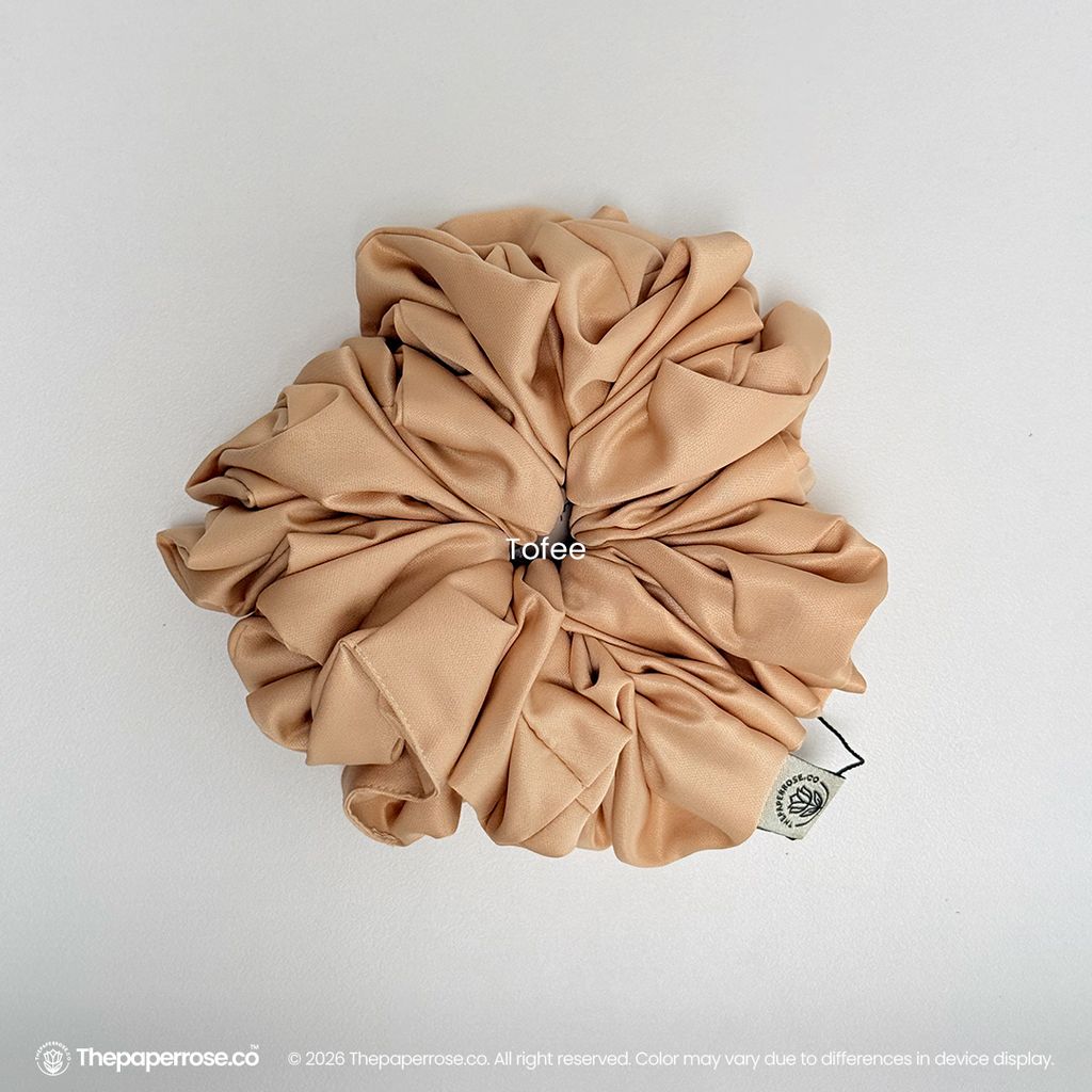 Tofee Satin Scrunchies