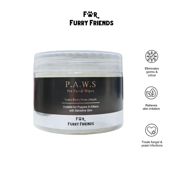 P.A.W.S Pet Facial Wipes