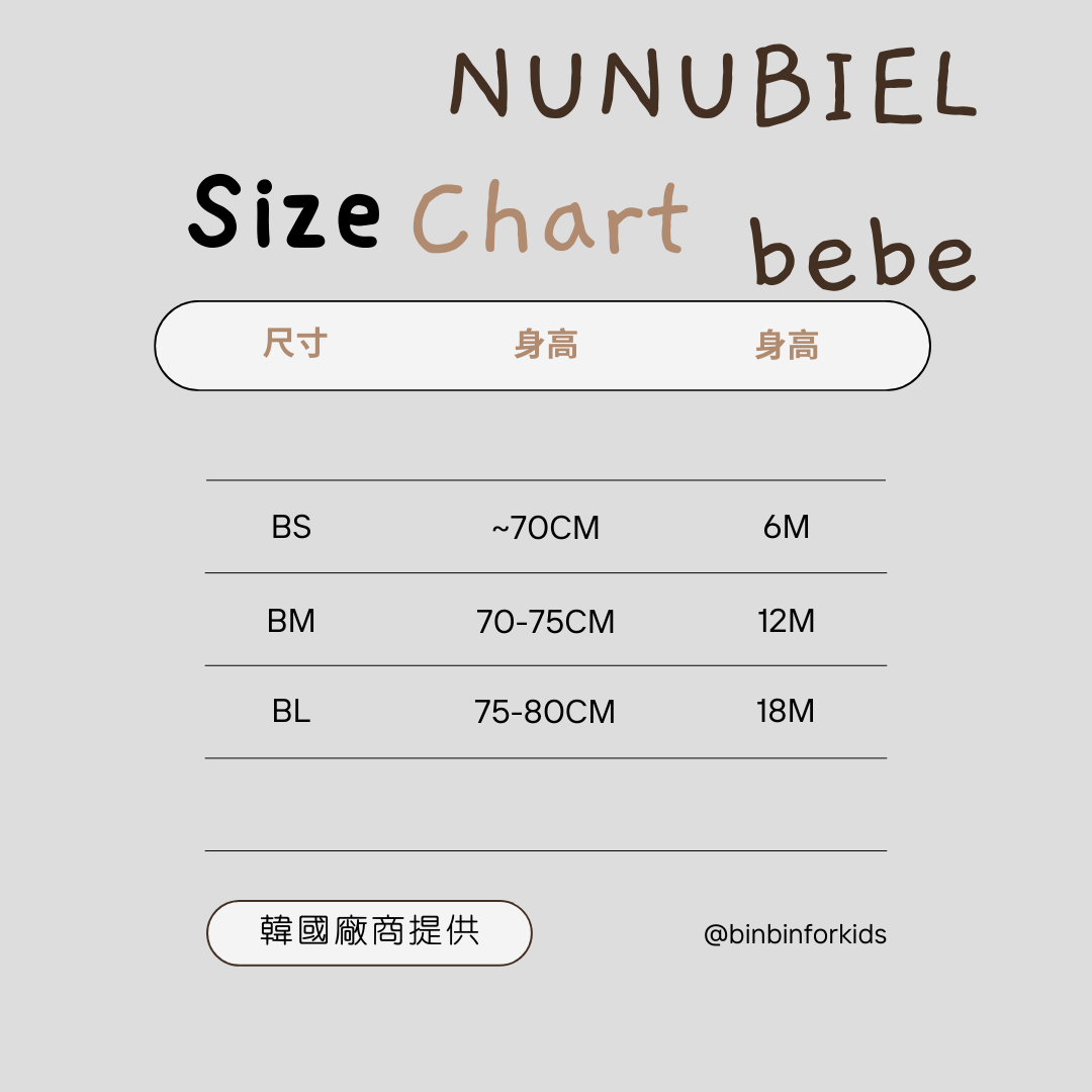 nunubebesize