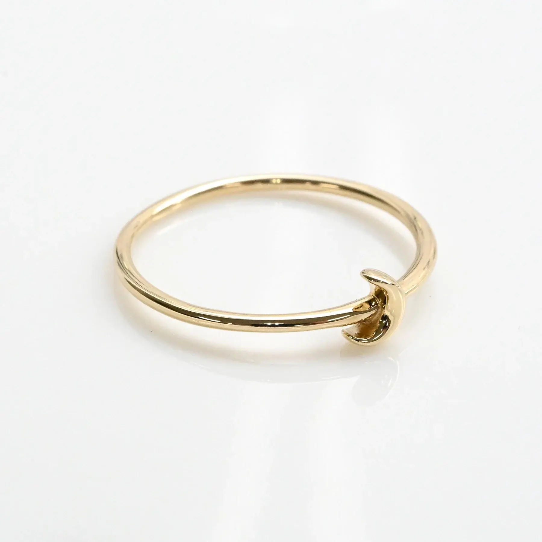 Cookie Moon Ring [K10YG]-4