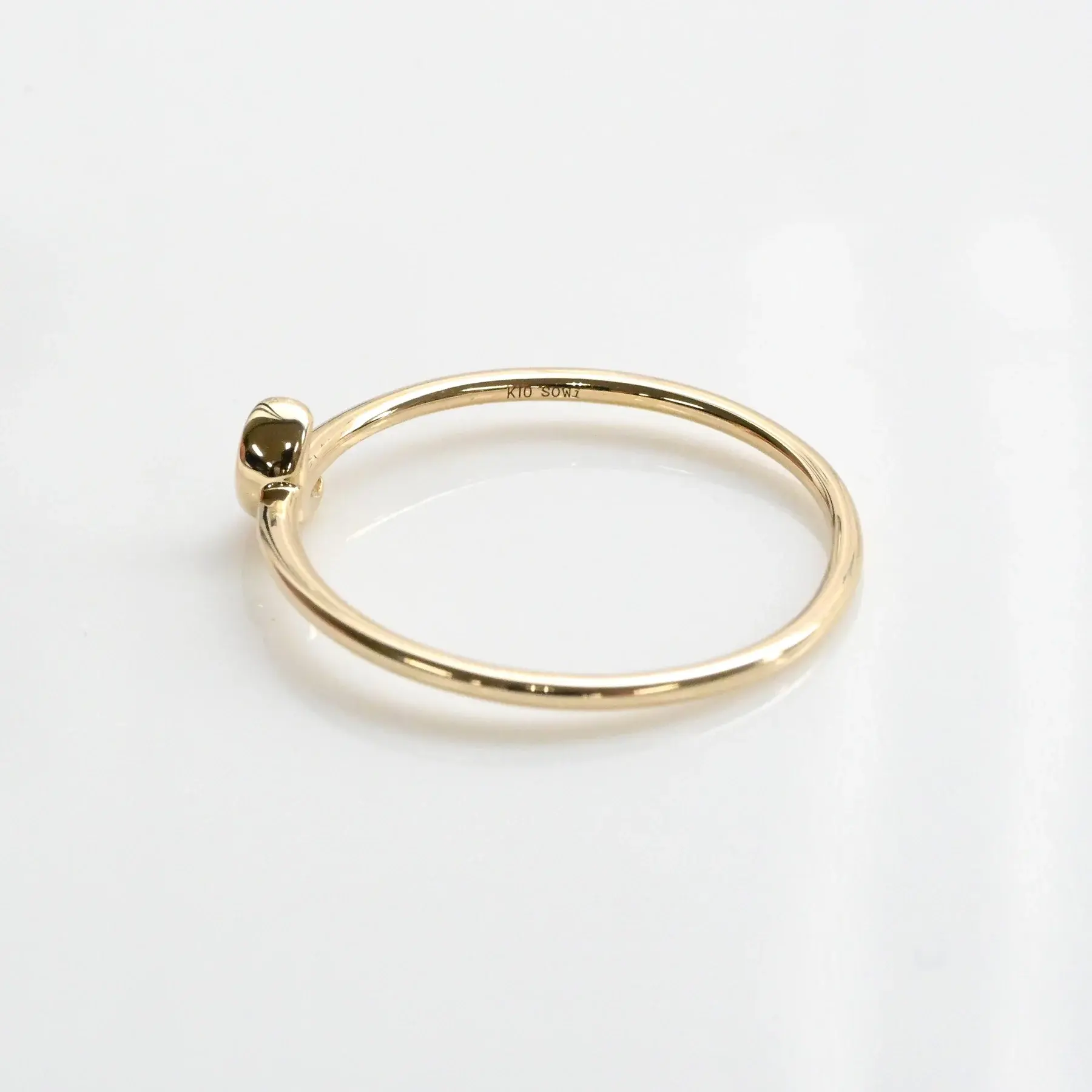 Cookie Moon Ring [K10YG]-3