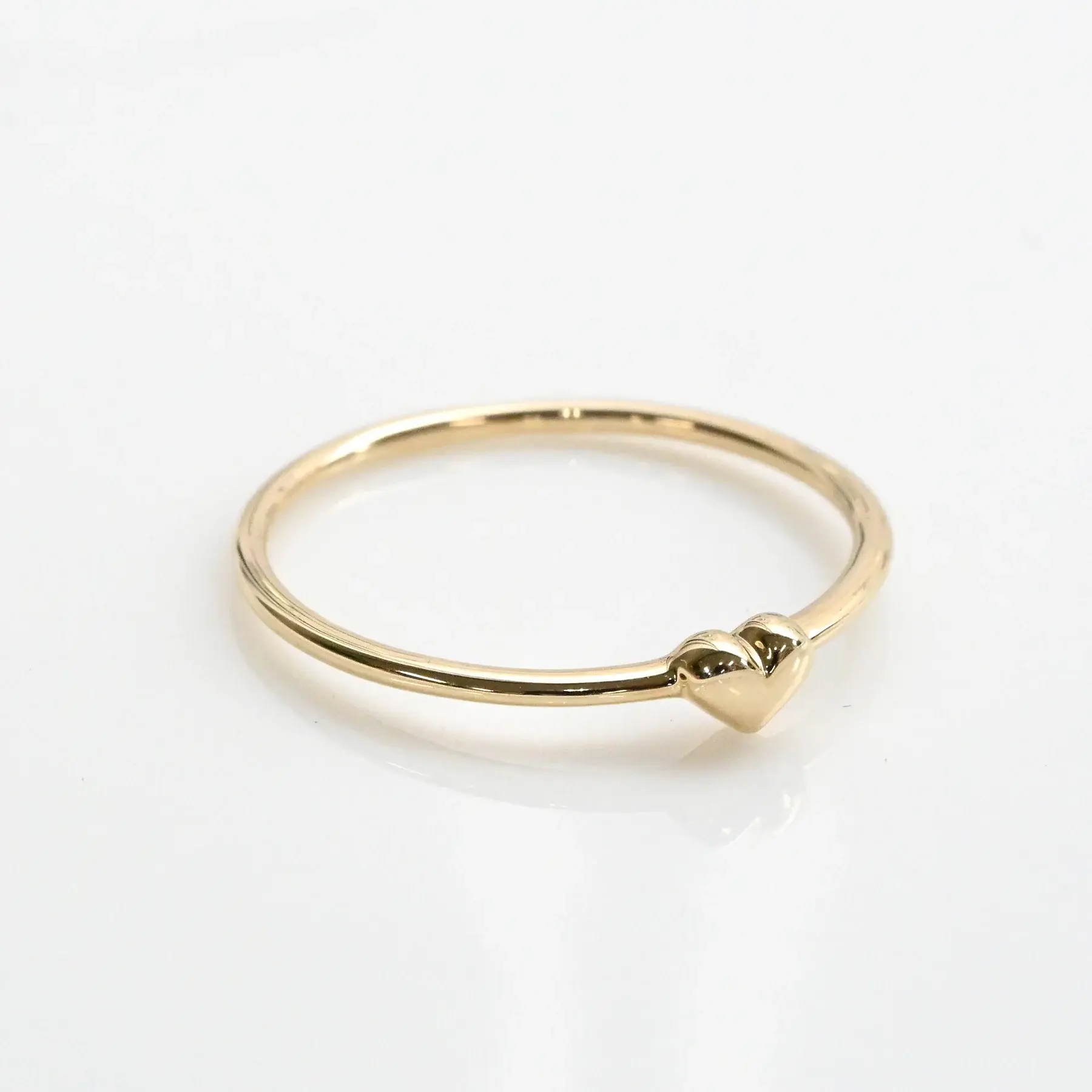 Cookie Heart Ring [K10YG]-4