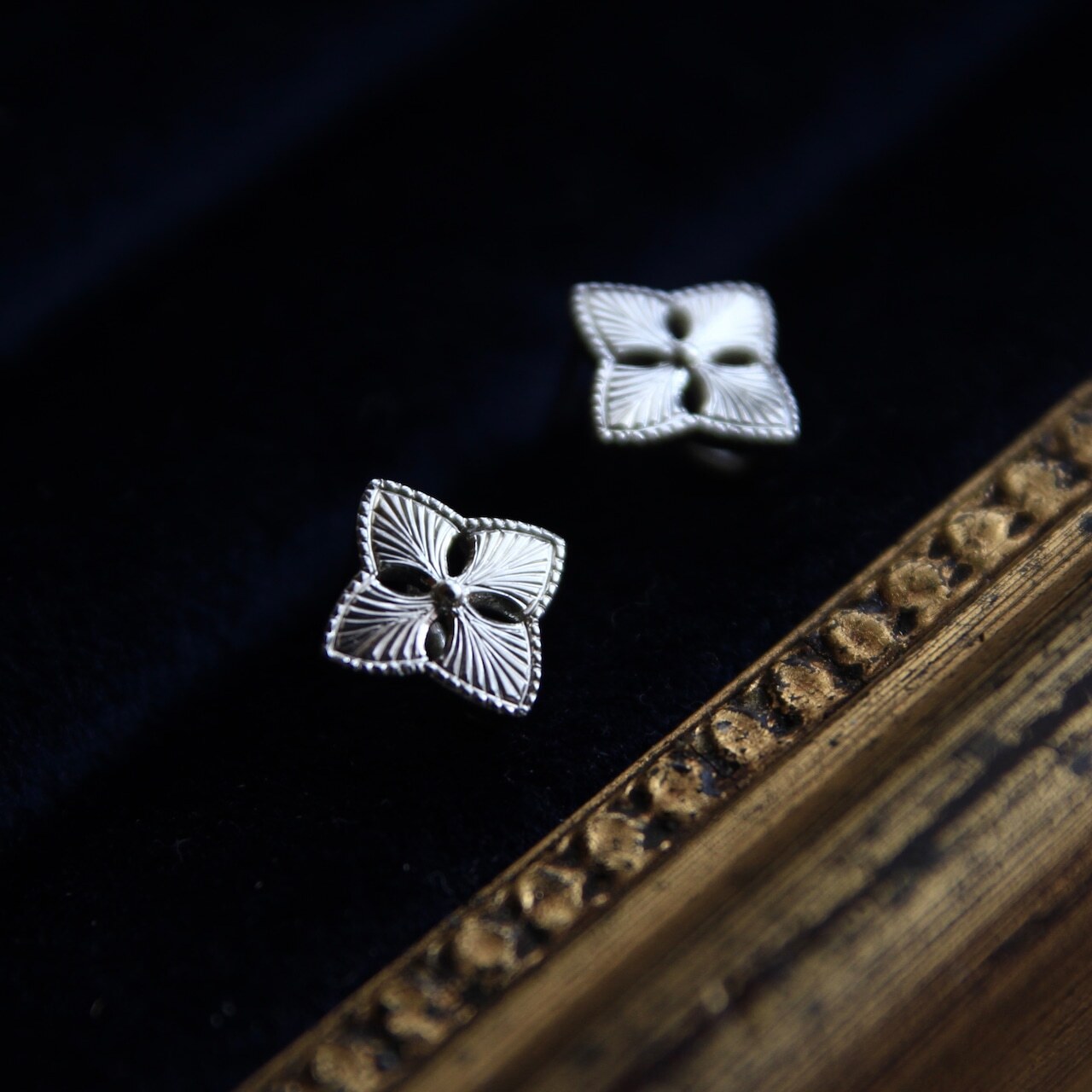 Silver Fiore:S【pierce】一對 1