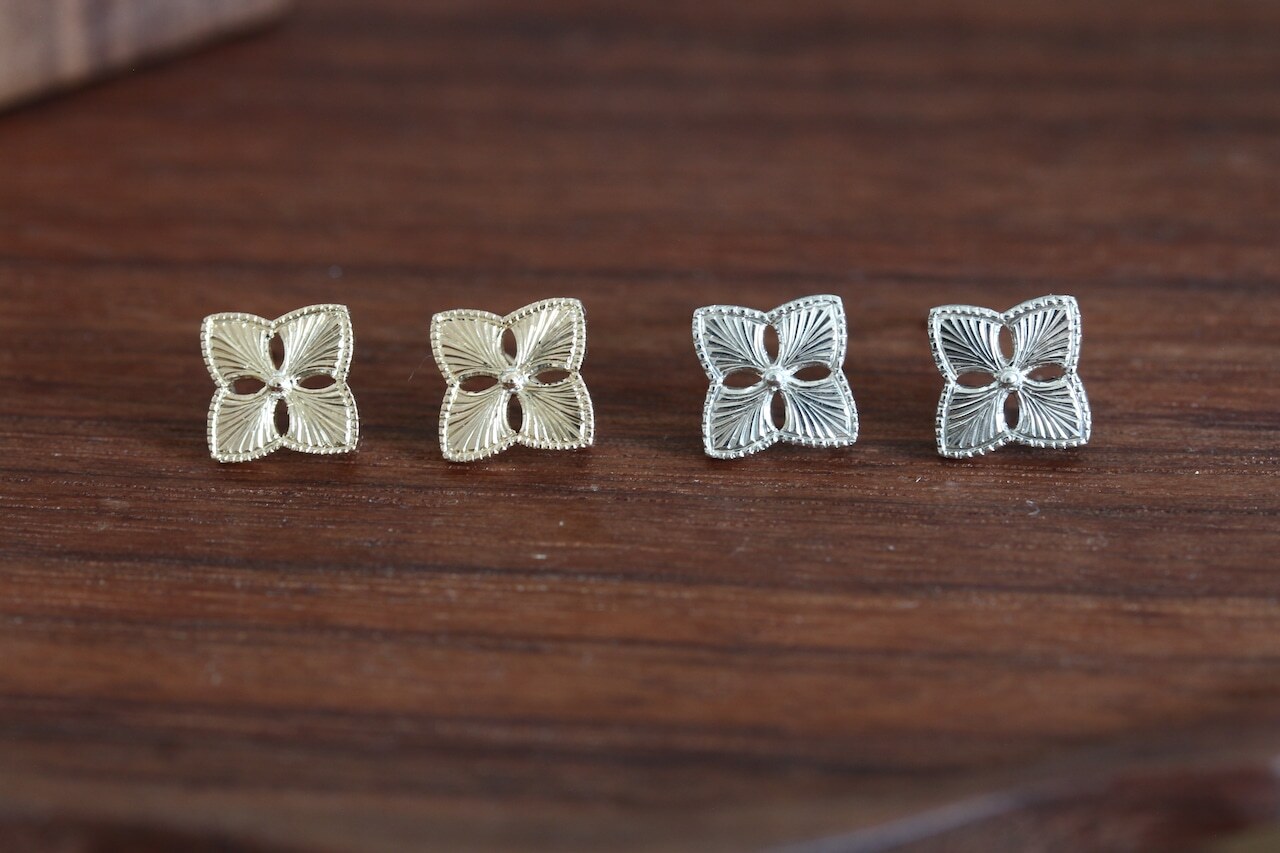 Silver Fiore:S【pierce】一對 6