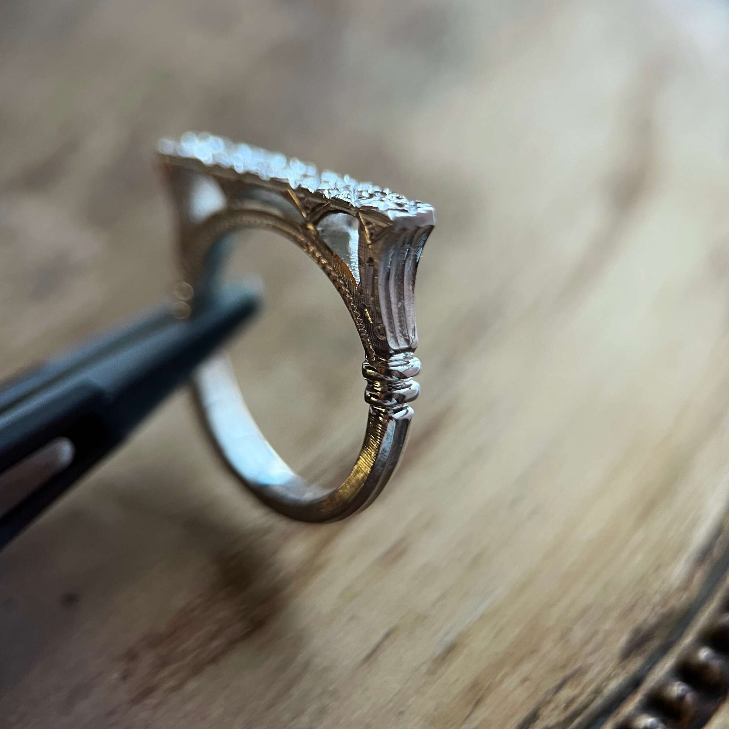 Silver Ponte pinky ring 4