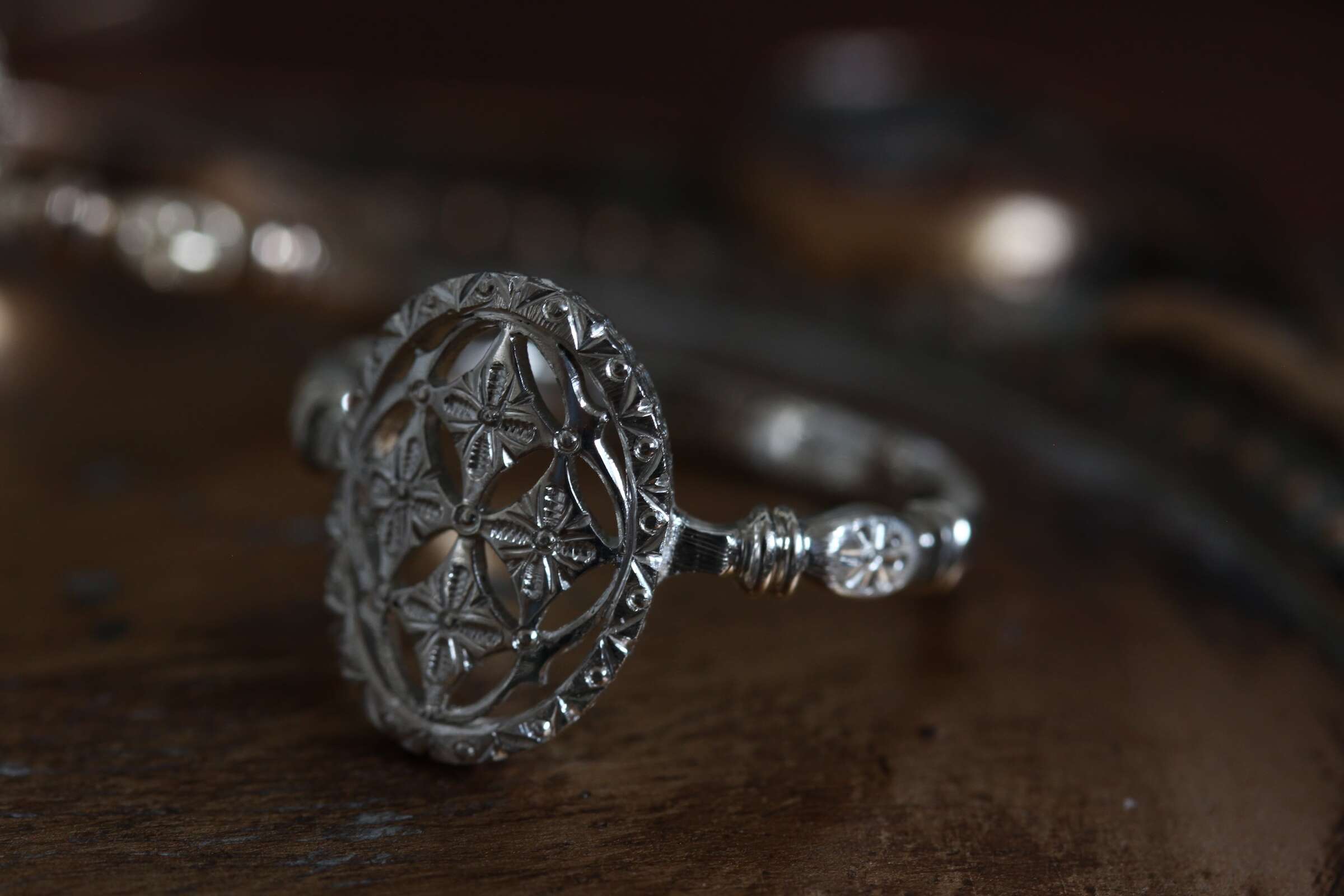 Silver preferito ring 2