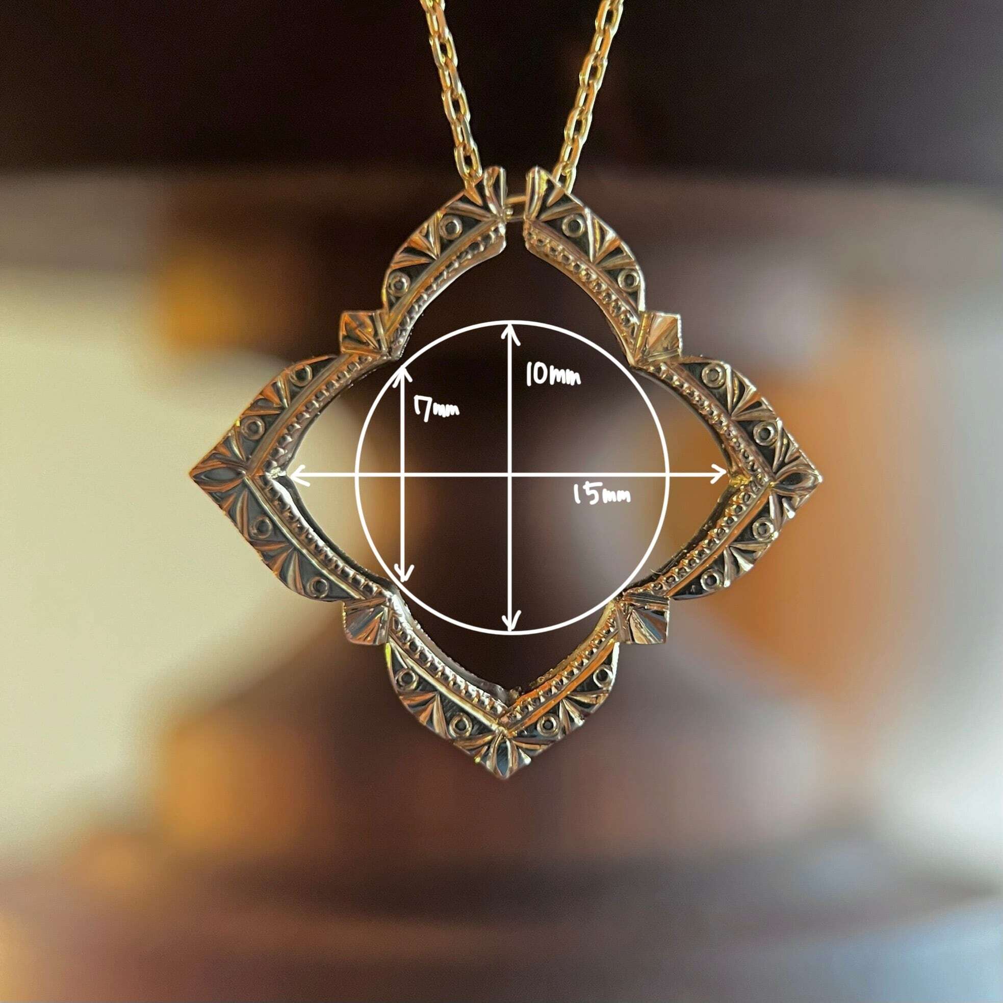 K10 Fiore silhouette 【pendant】 4