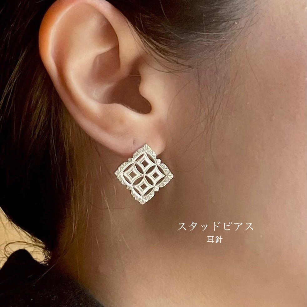 Silver Fiore 【charm:pierce:earring】一對 6 拷貝