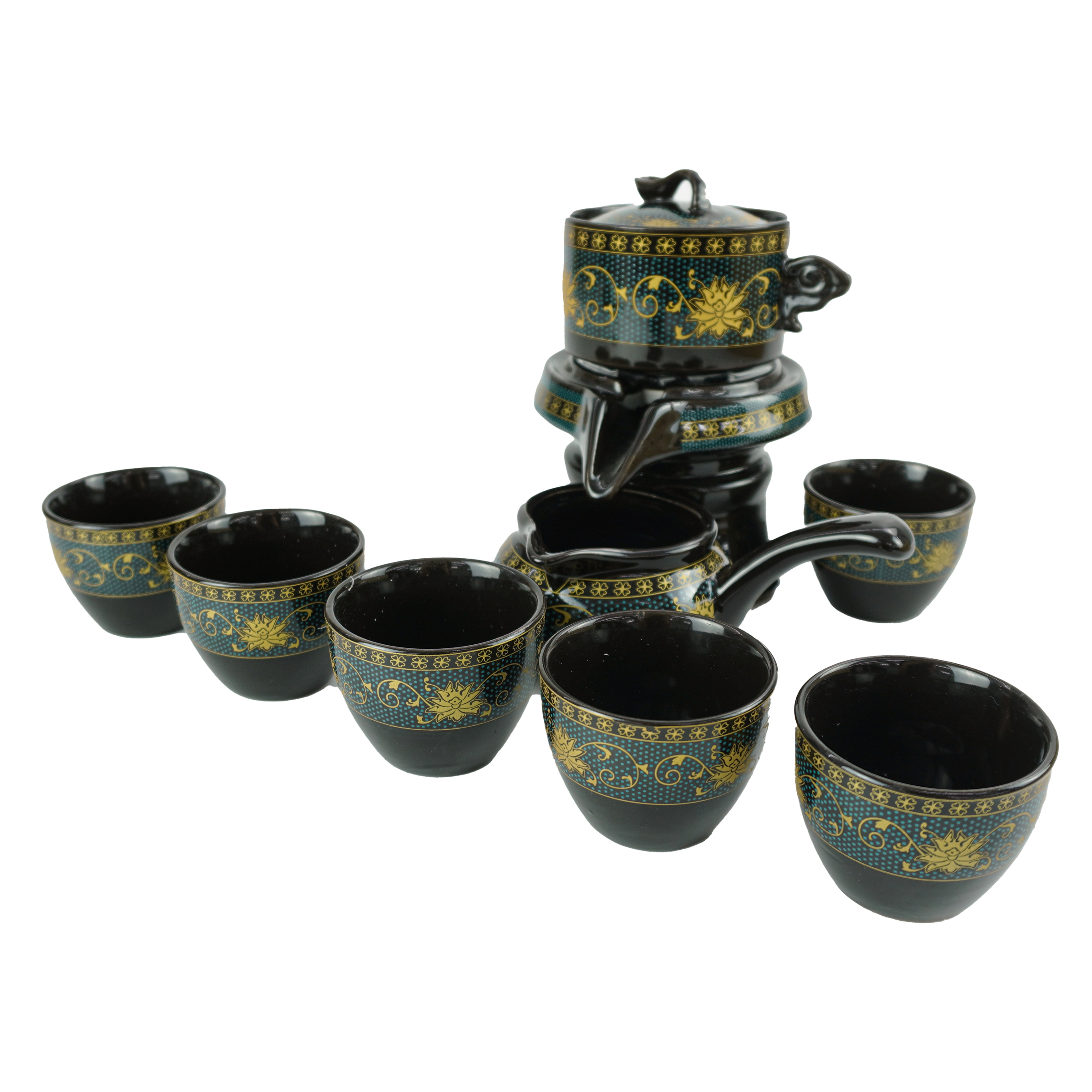 青鶴茶舗-Thés du Japon 【琴》茶道具 円座 二種九客 露地